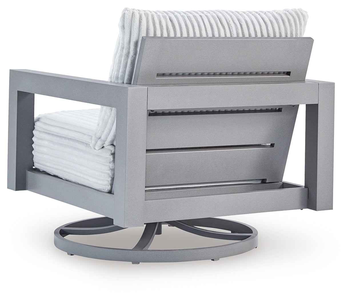 Hurley Park Gray Outdoor Sofa with 2 Lounge Chairs - Image 4