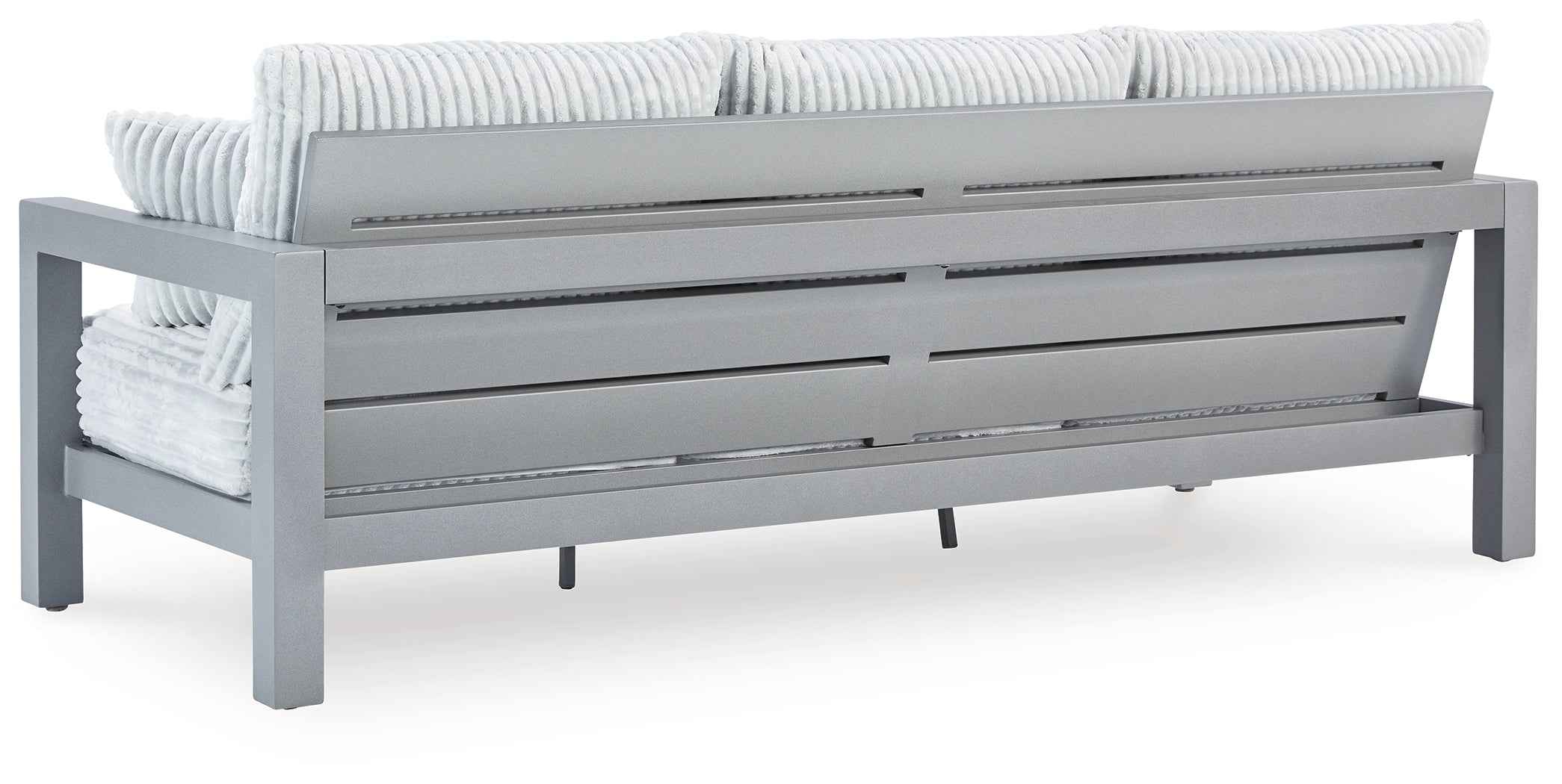 Hurley Park Gray Outdoor Sofa with 2 Lounge Chairs - Image 7