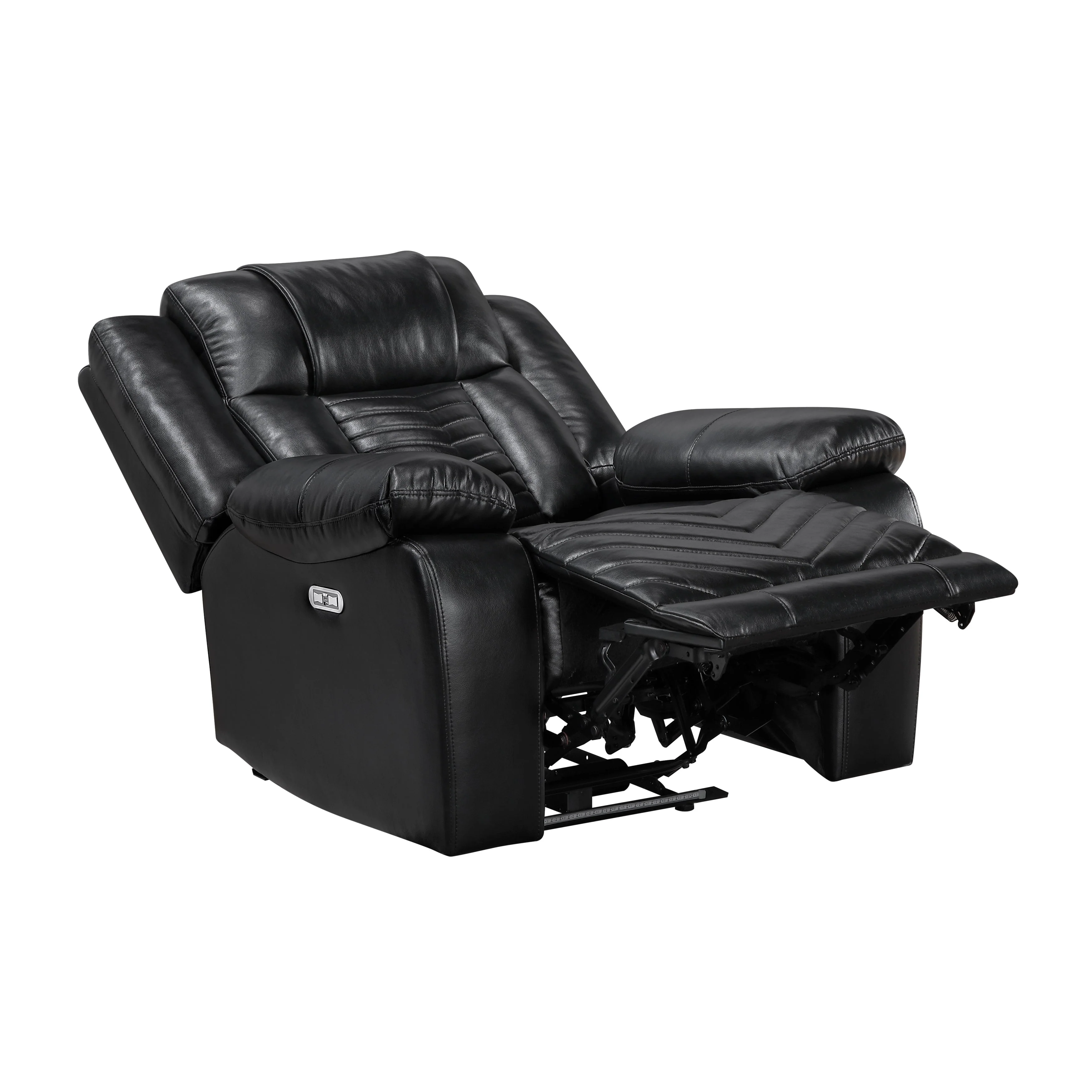 Huron Black Power Reclining Chair - Image 8