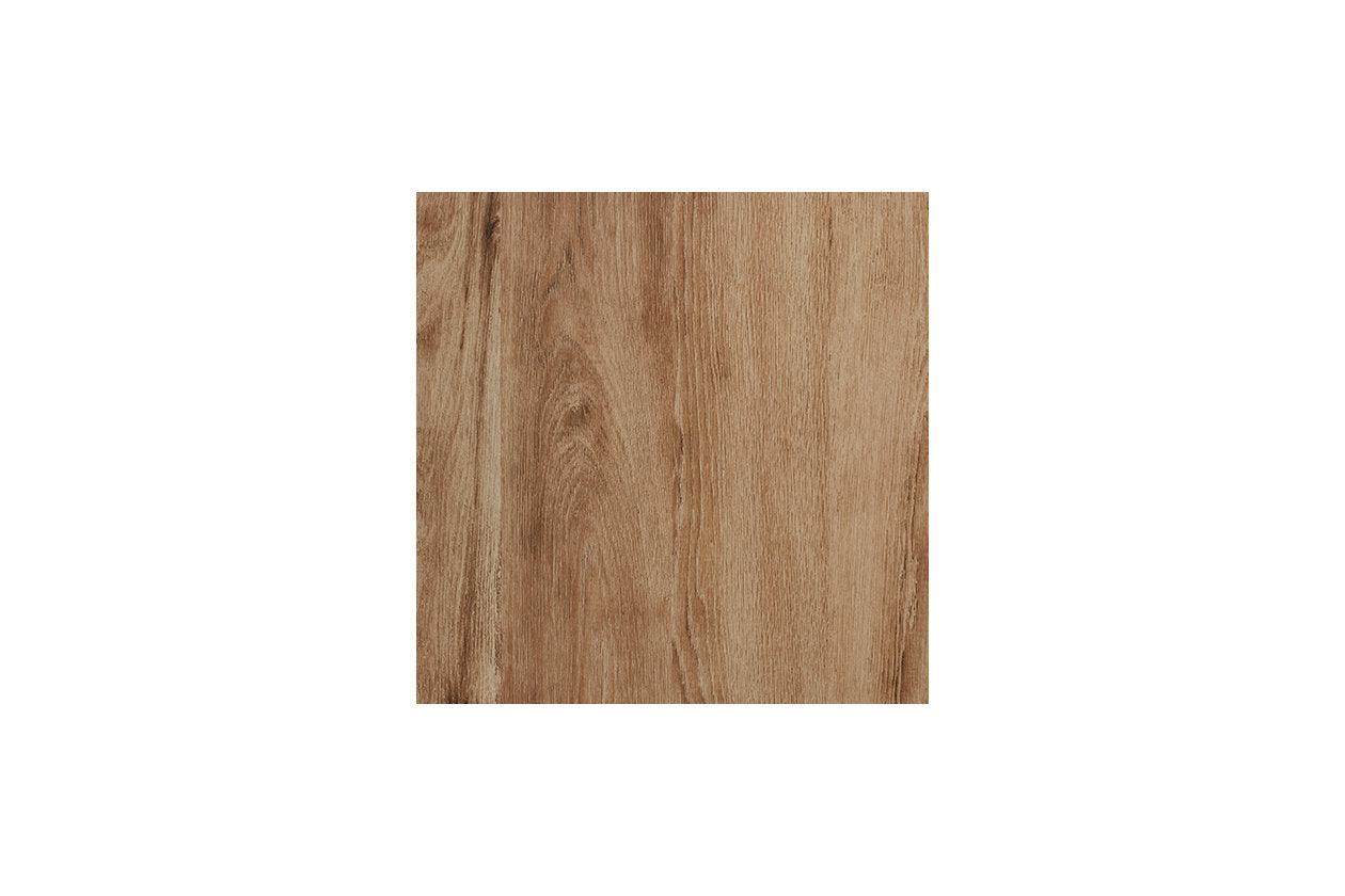 Hyanna Tan Brown King Panel Bed - Image 5