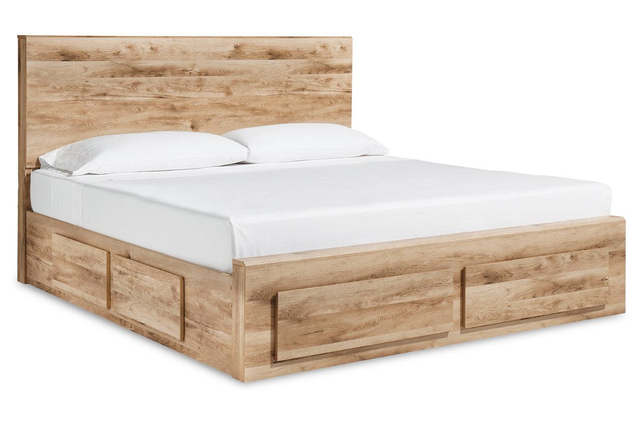 Hyanna Tan Brown Queen Platform Storage Bed with 1 Under Bed Storage Drawer - Image 7