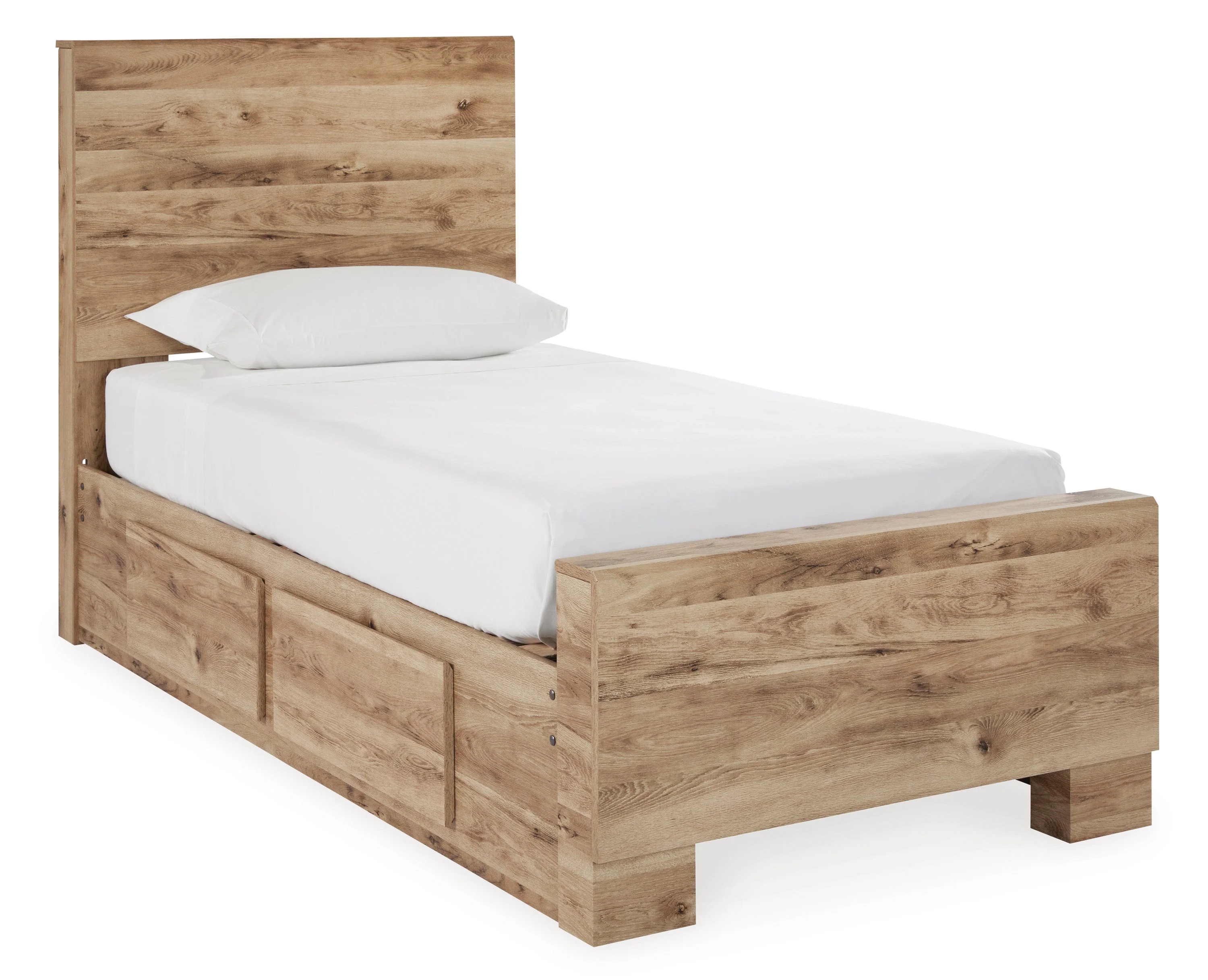 Hyanna Tan Brown Youth Storage Platform Bedroom Set with 2 Drawers - Image 25