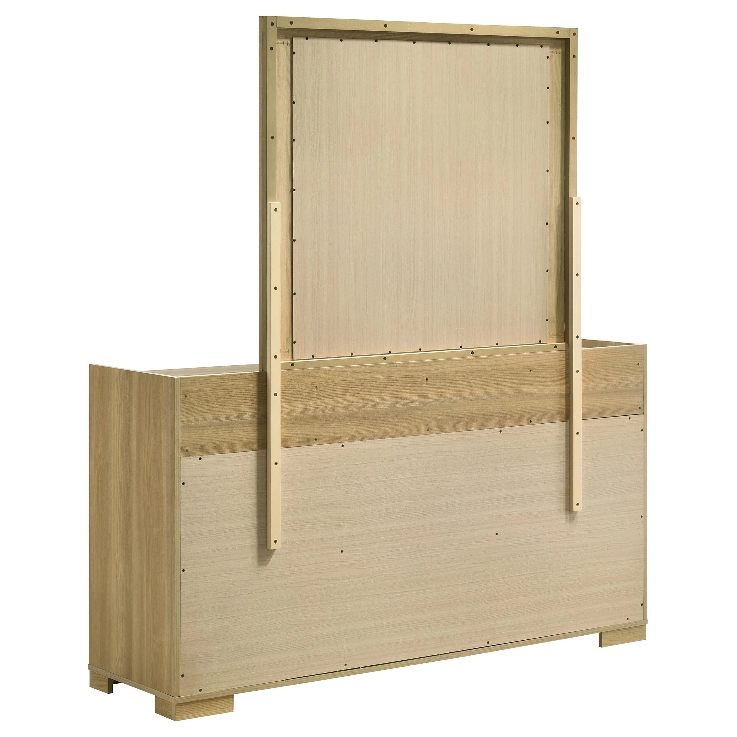 Hyland Natural 6-Drawer Dresser with Mirror - Image 5