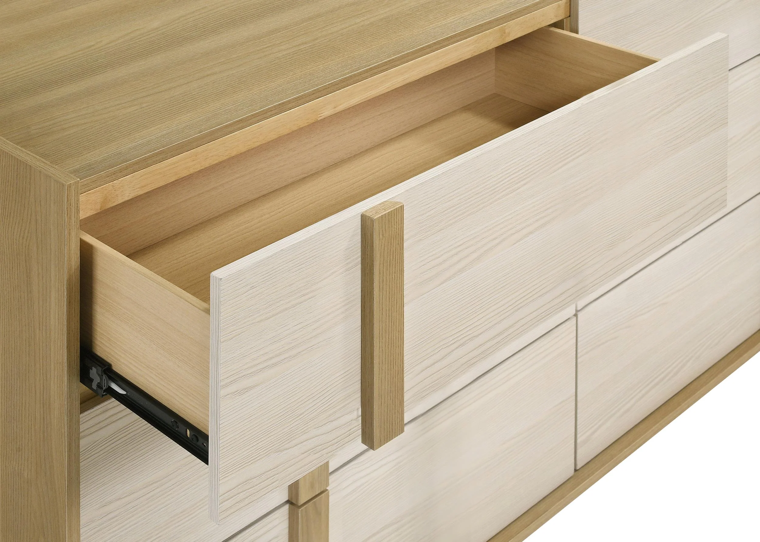Hyland Natural 6-Drawer Dresser with Mirror - Image 9