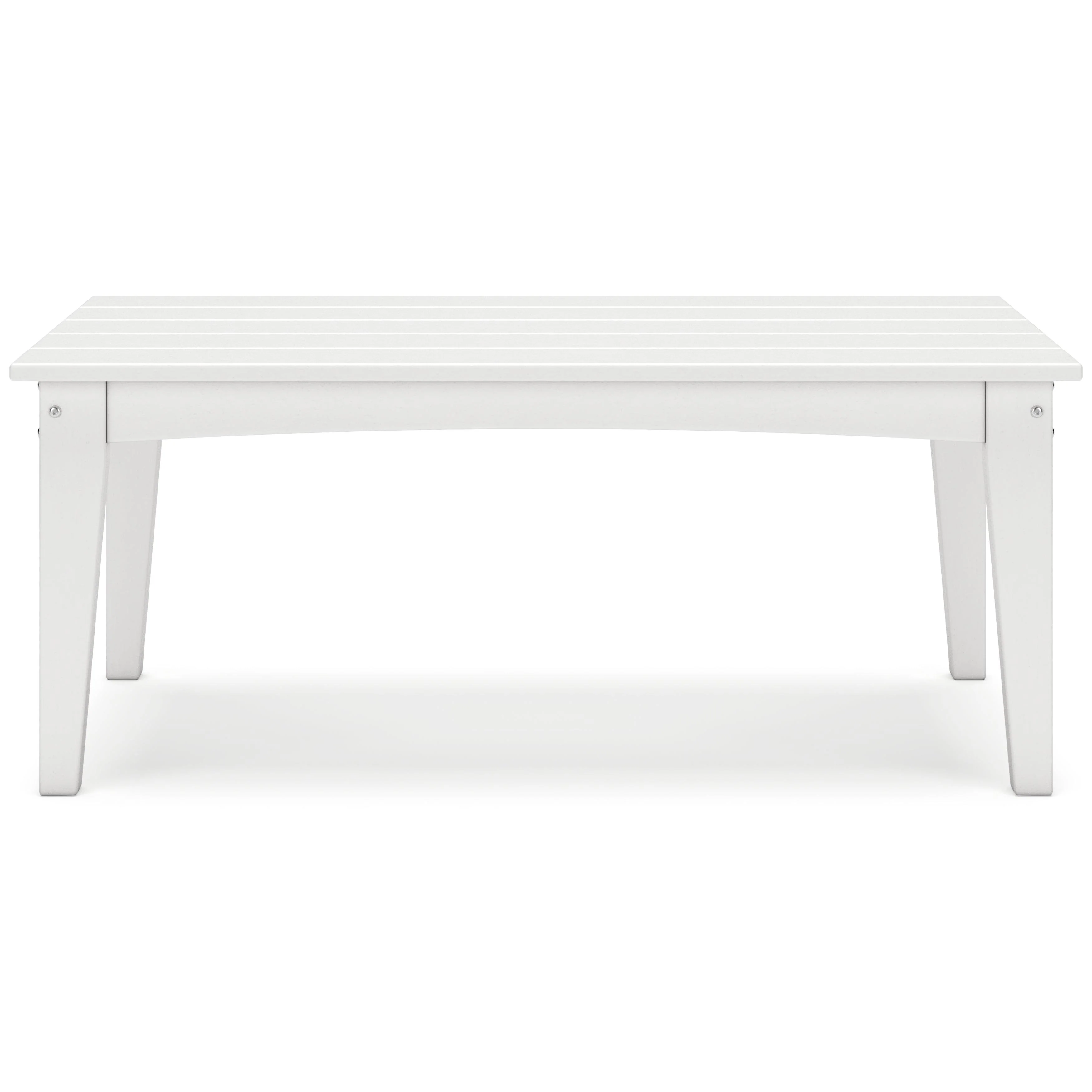 Hyland wave White Outdoor Coffee Table - Image 5