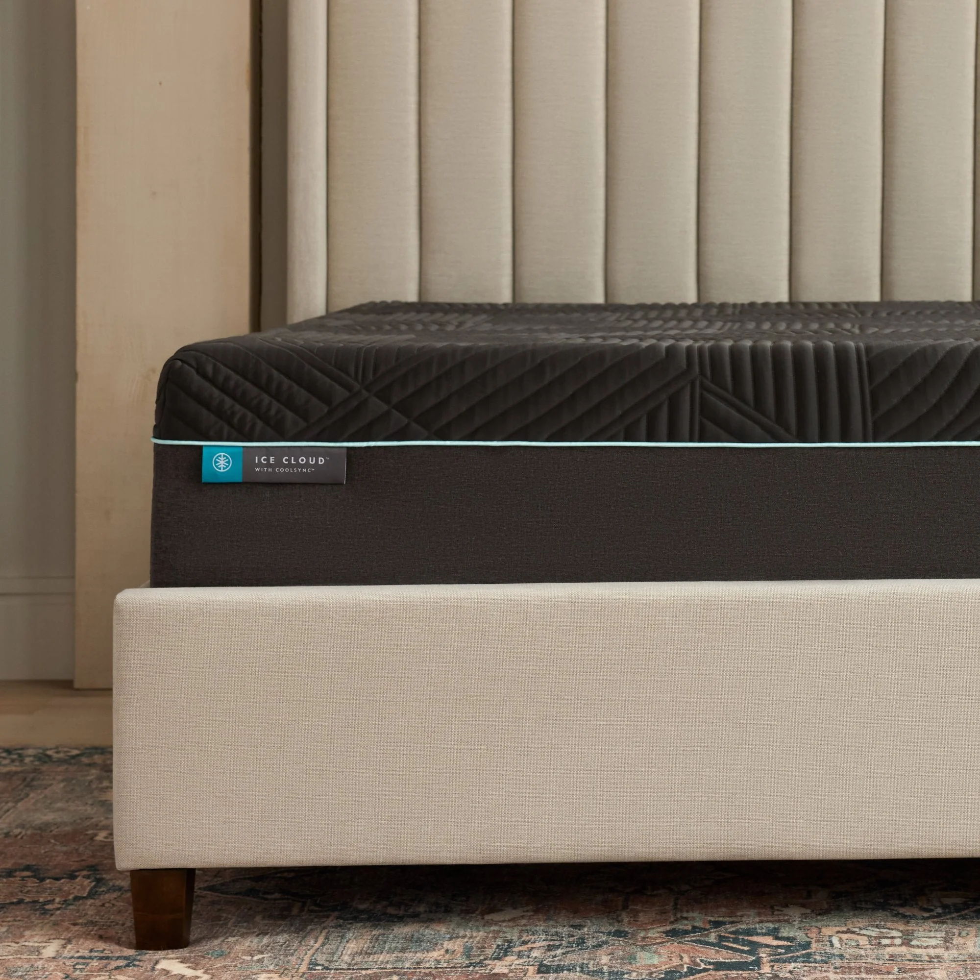 Ice Cloud Cool Sync Gray Twin XL Mattress - Image 6