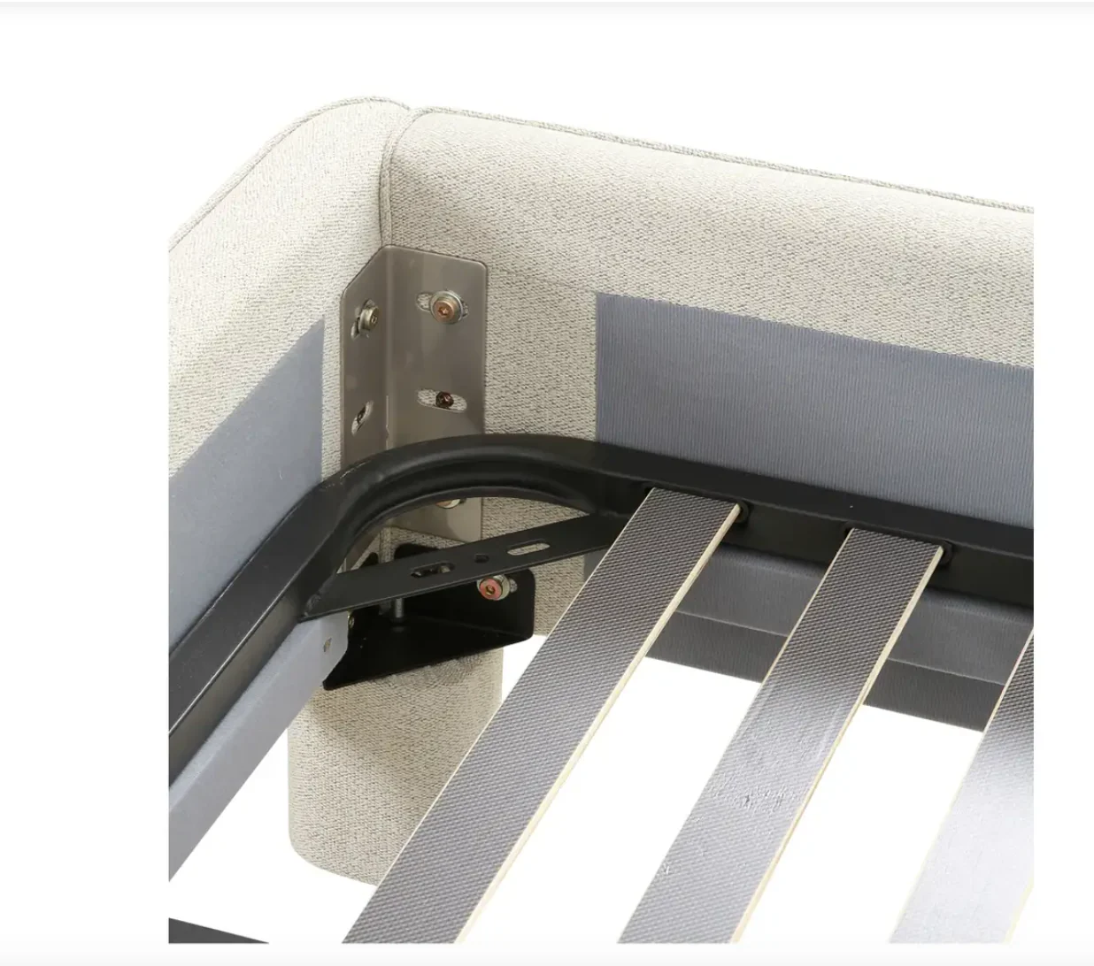 Ichigo King Bed Light Grey - Image 6