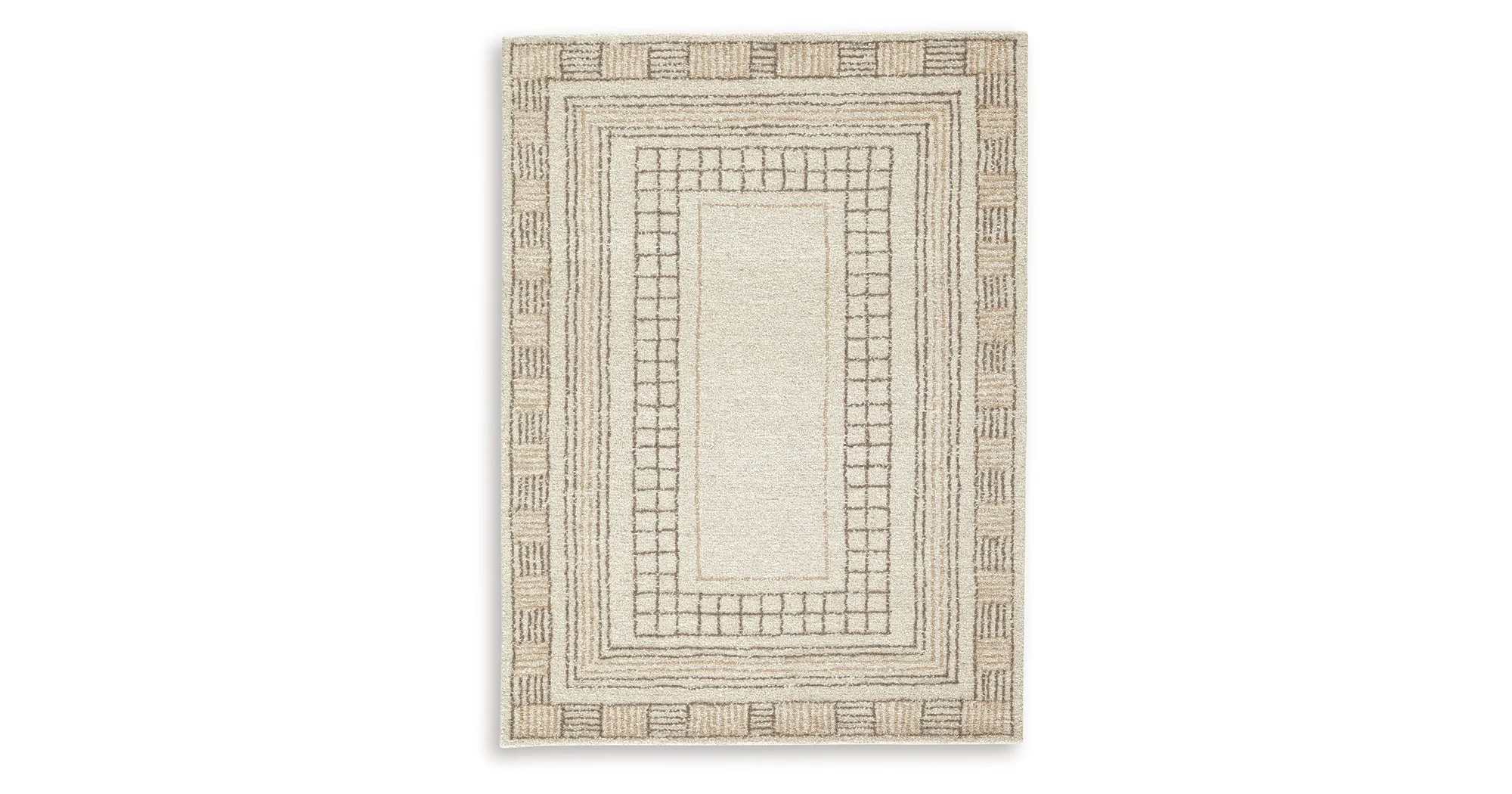 Idaman Taupe/Brown Medium Rug - Image 6
