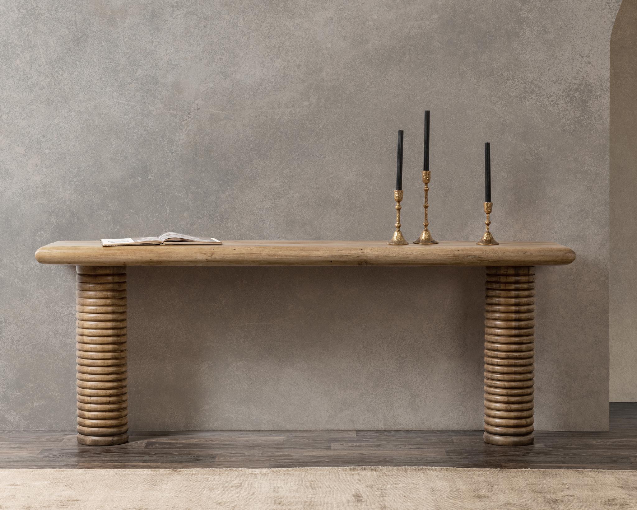 Ilaria Console Table - Sand Washed - Image 8