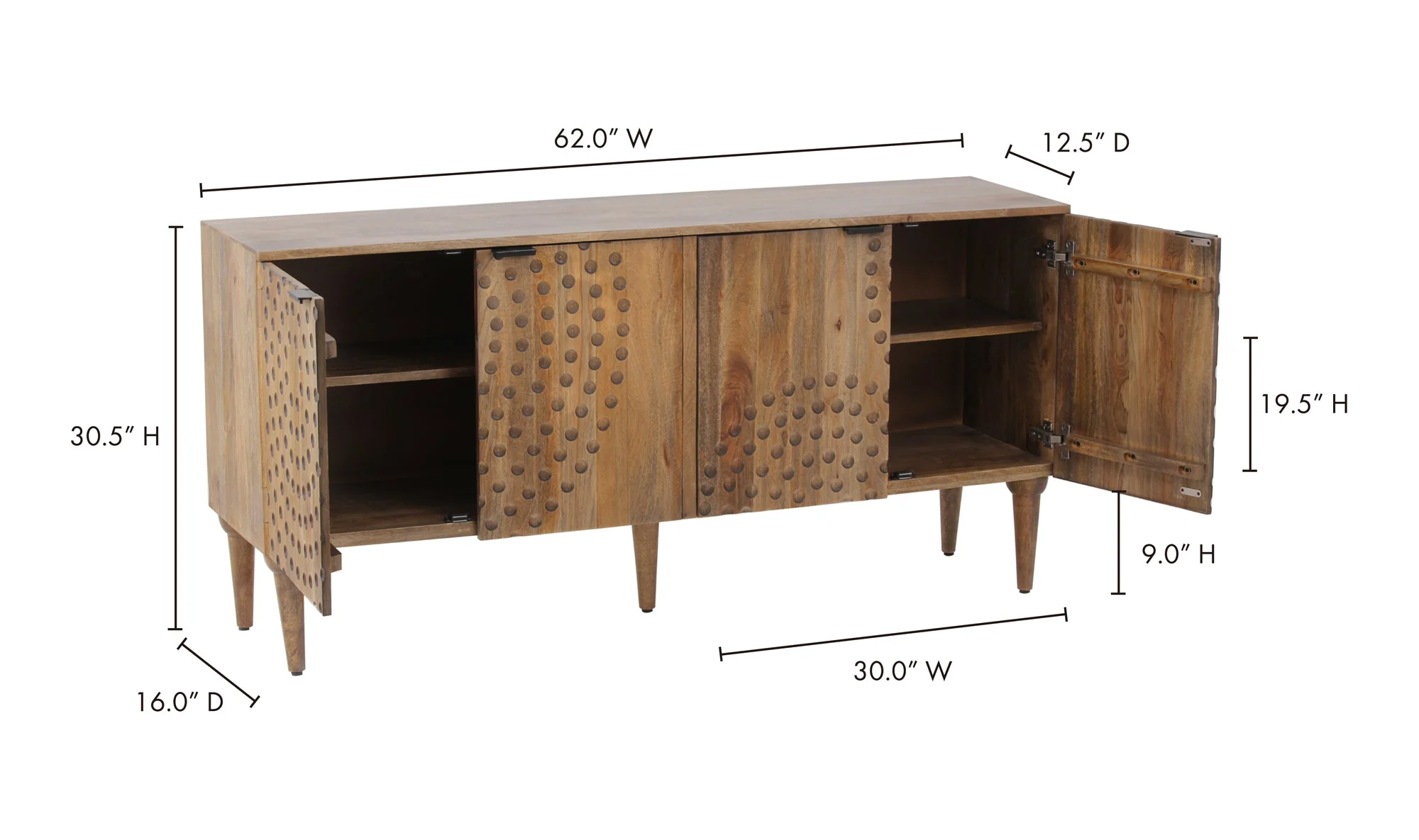 Infinity Sideboard Light Grey - Image 5
