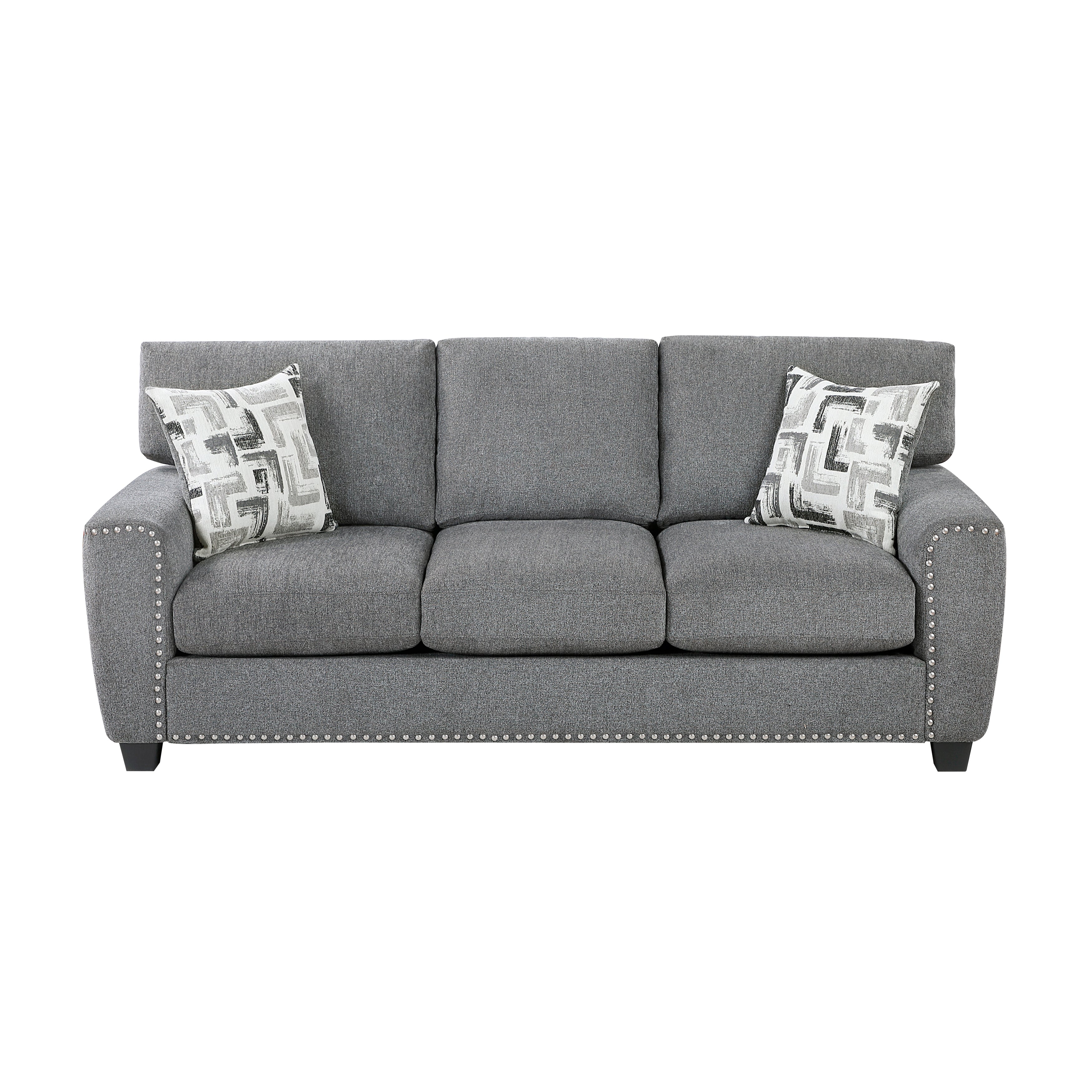 Isabel Dark Gray Living Room Set - Image 3