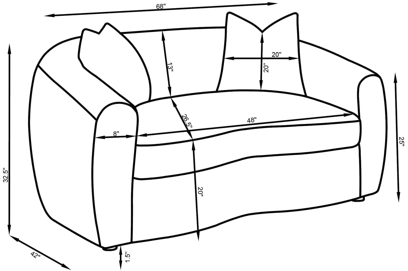 Isabella 3-piece Faux Sheepskin Upholstered Sofa Set Natural - Image 13