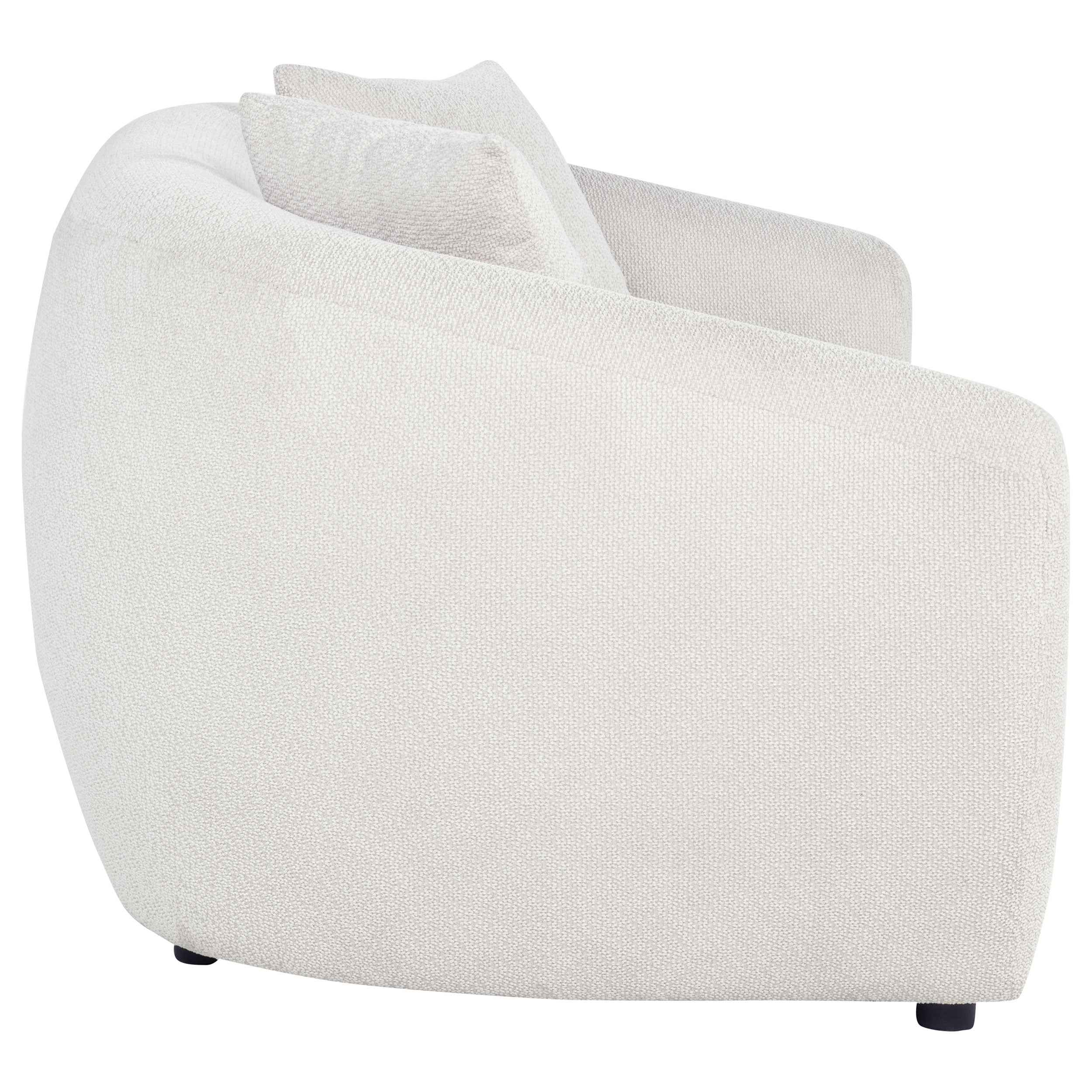 Isabella Sand Fabric Upholstered Loveseat - Image 7