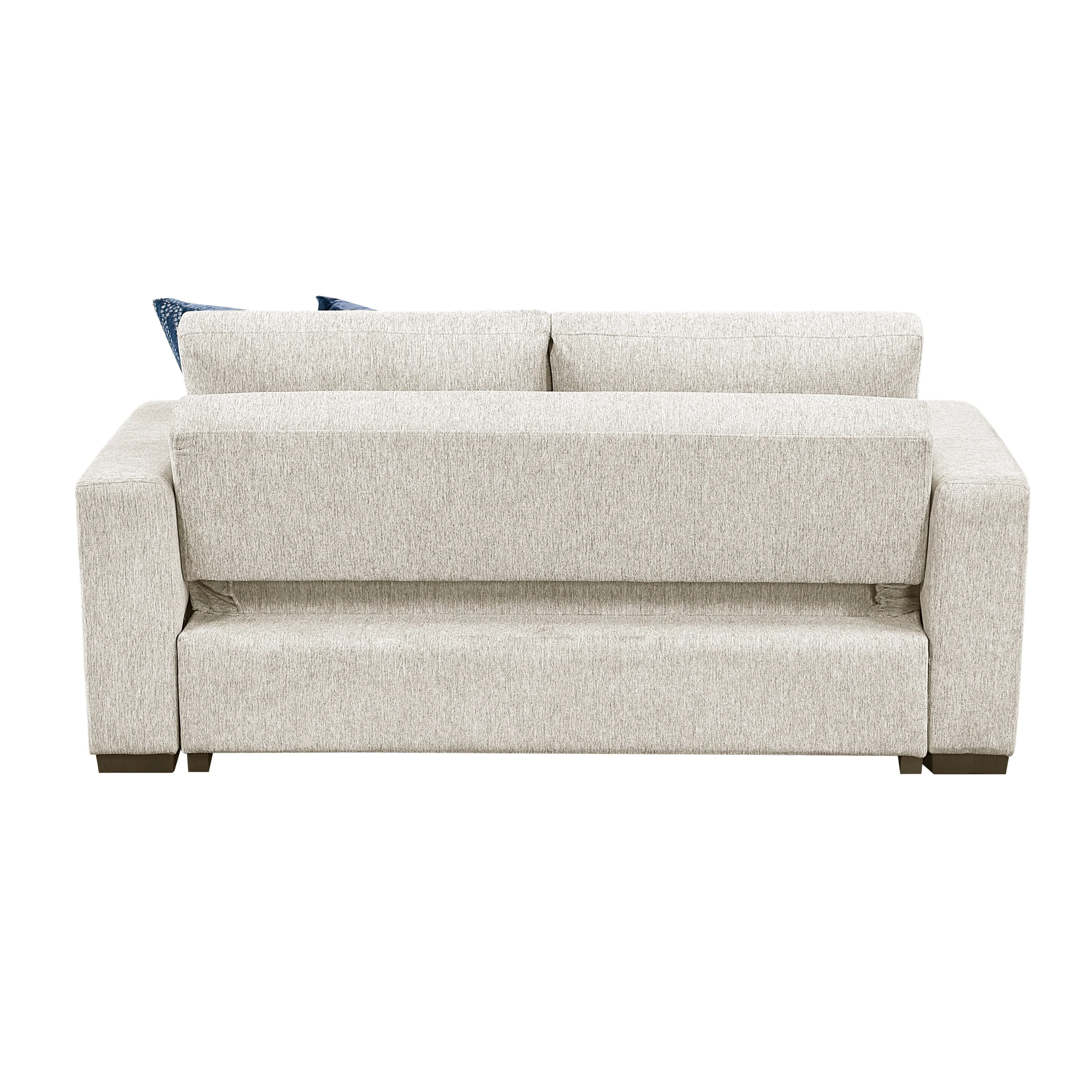 Isla Beige Loveseat with Pull-out Bed and Click Motion Back - Image 6
