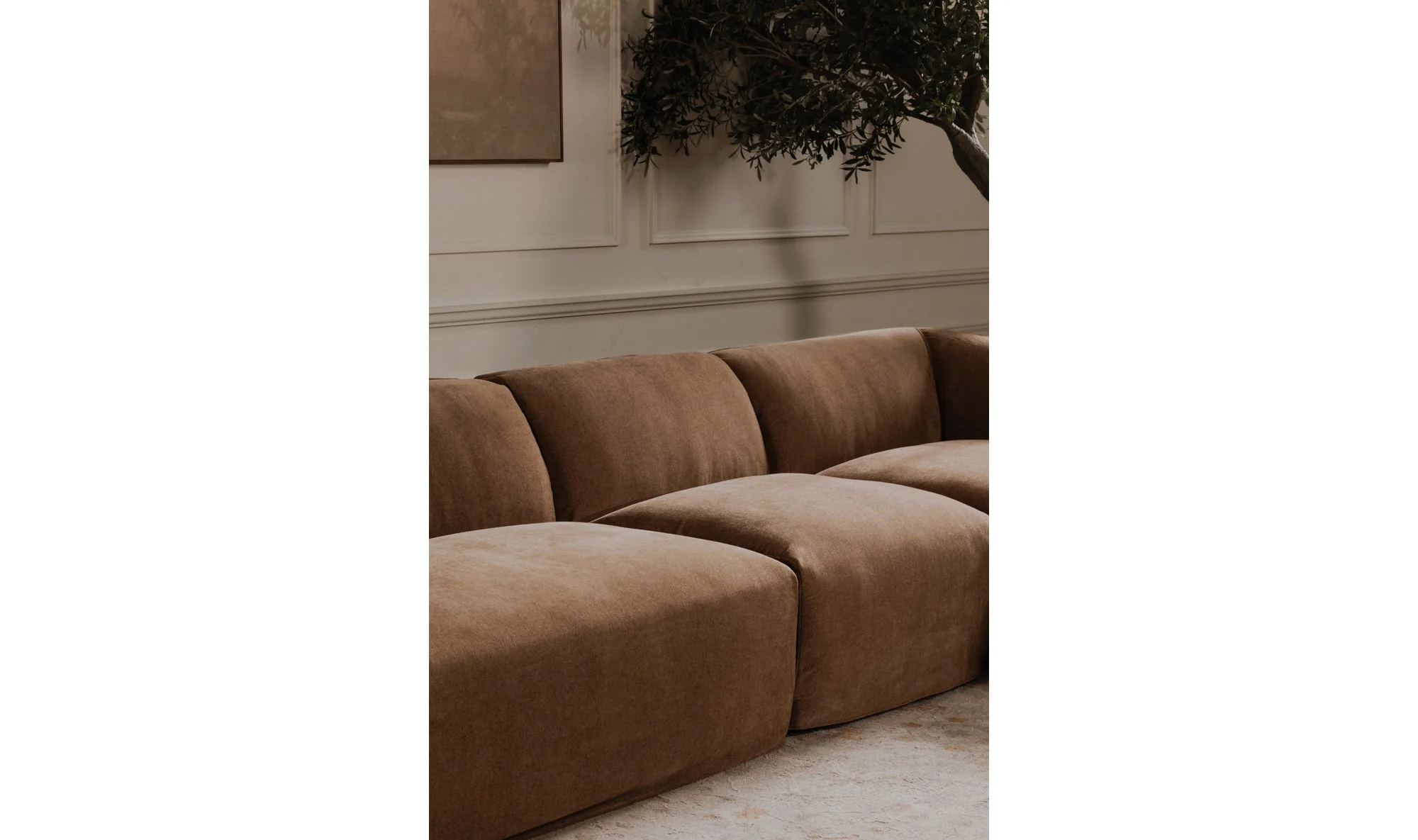 Isla Right Arm Facing Chaise Mocha - Image 5