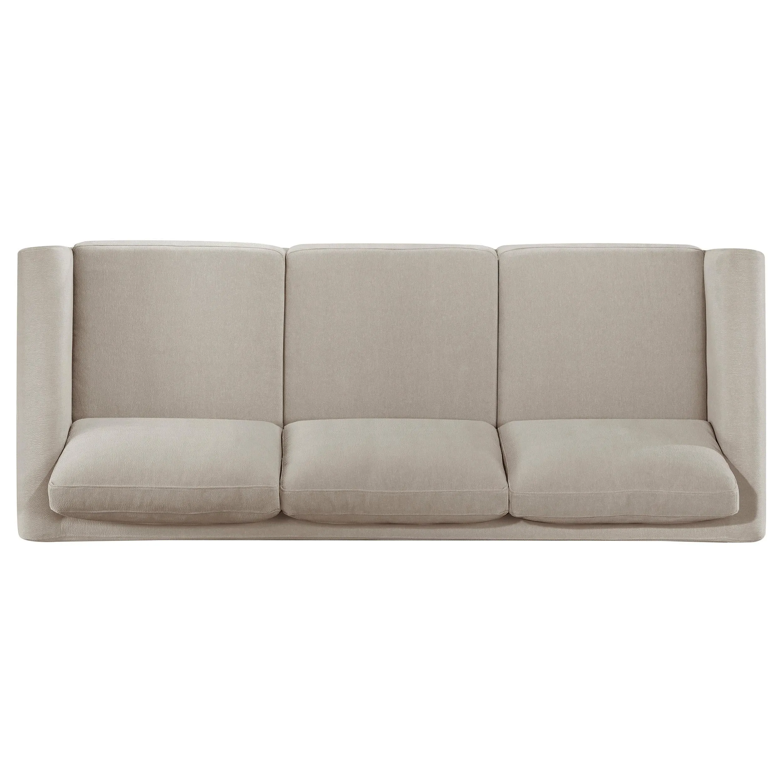 Islington 3-piece Upholstered Panel Arm Sofa Set Taupe - Image 5