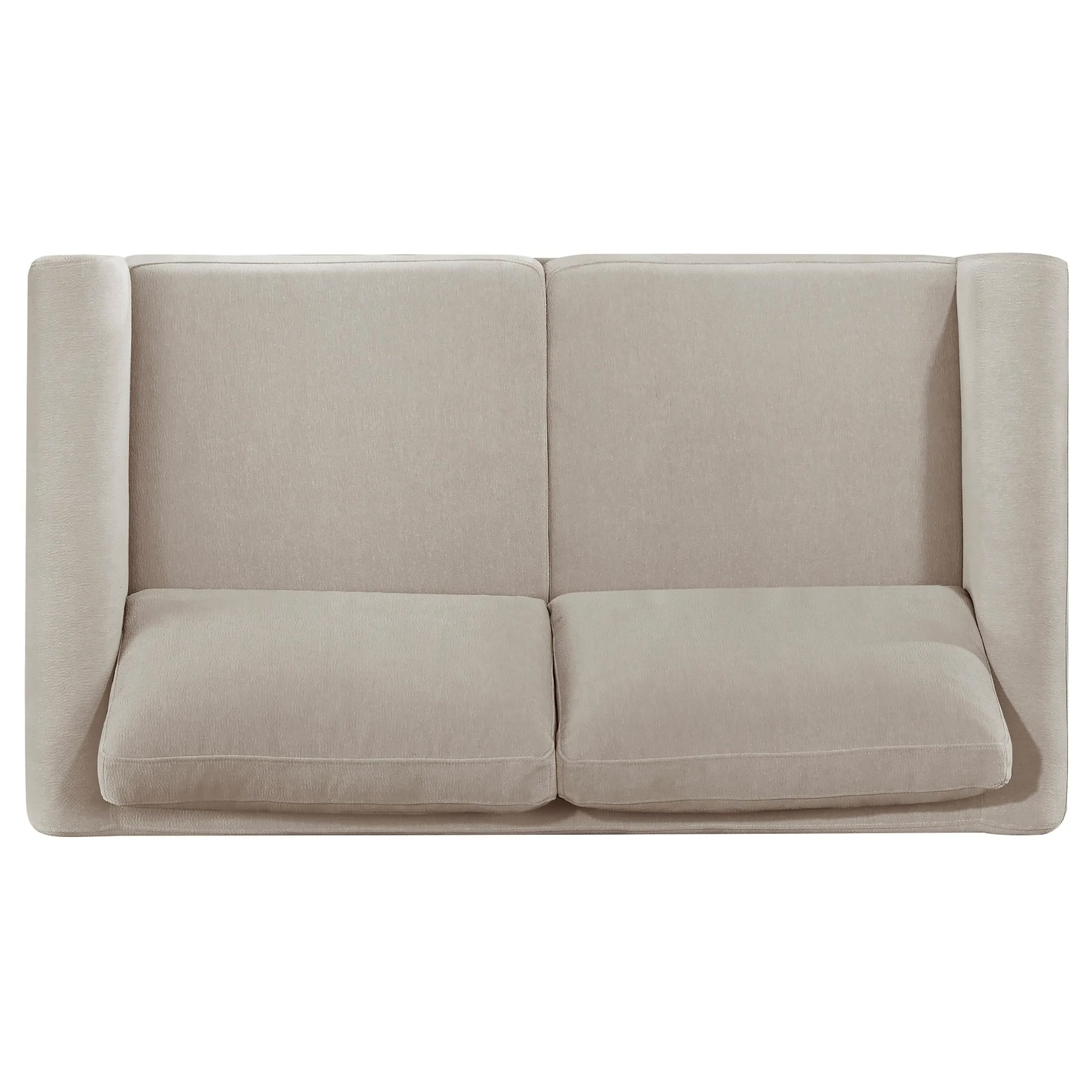 Islington 3-piece Upholstered Panel Arm Sofa Set Taupe - Image 9