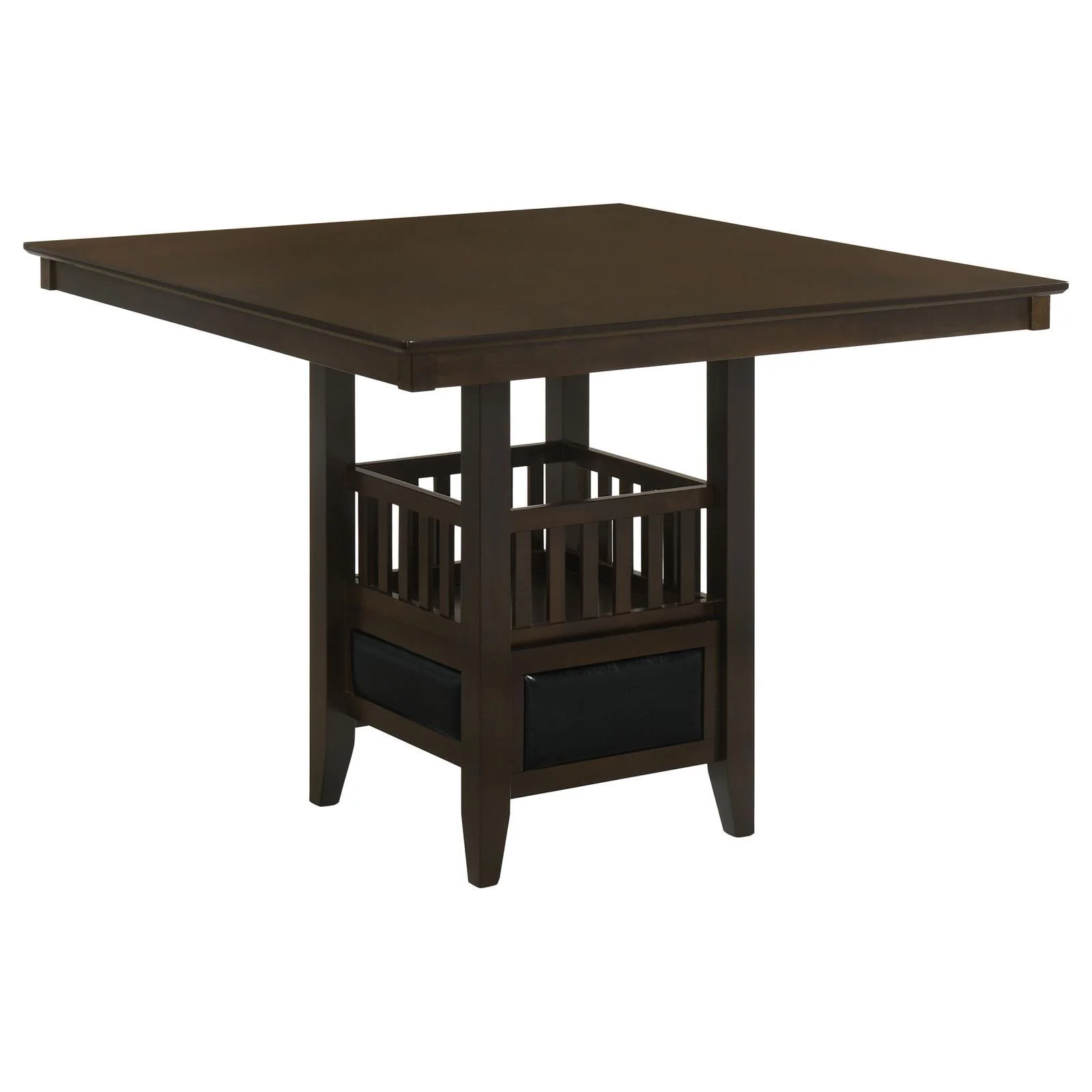 Jaden Cappuccino 5-Piece Transitional Counter Height Dining Set - Image 2