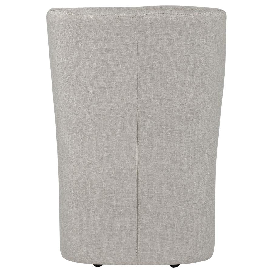 Jaelynn Upholstered Parsons Dining Side Chair Beige (Set of 2) - Image 7