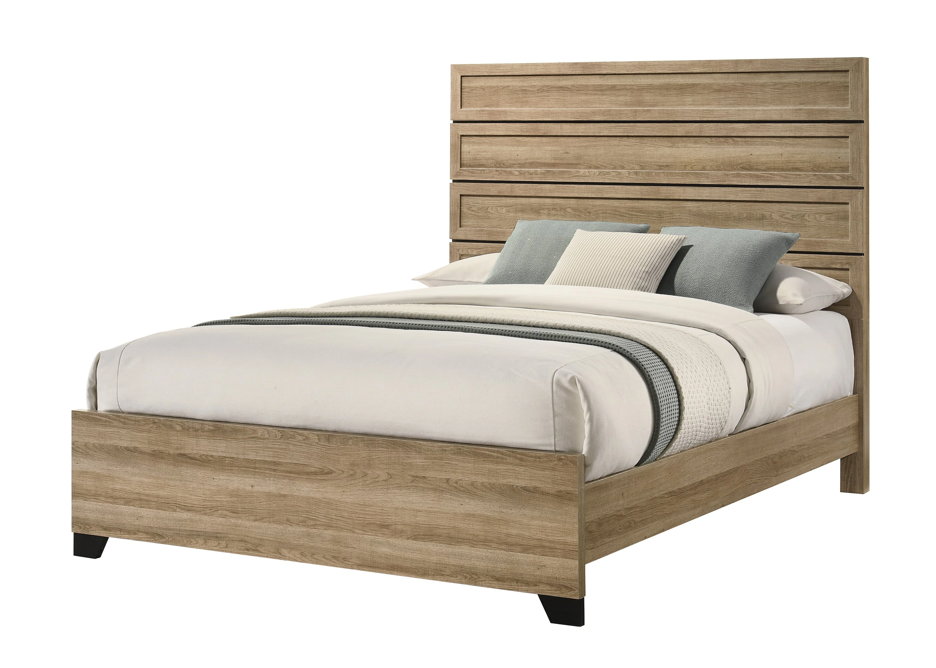 Jameson Natural King Panel Bed