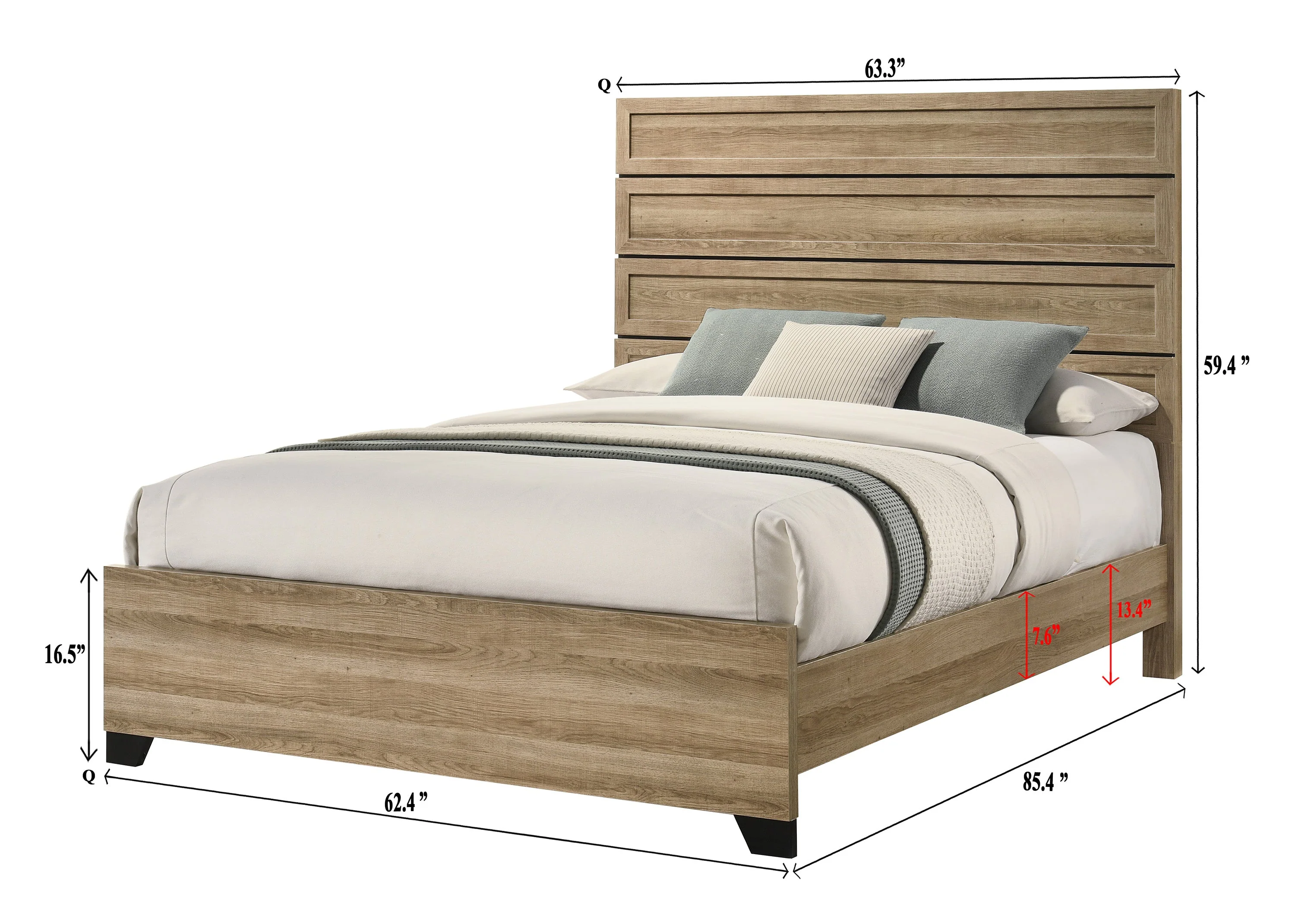 Jameson Natural Panel Bedroom Set - Image 7