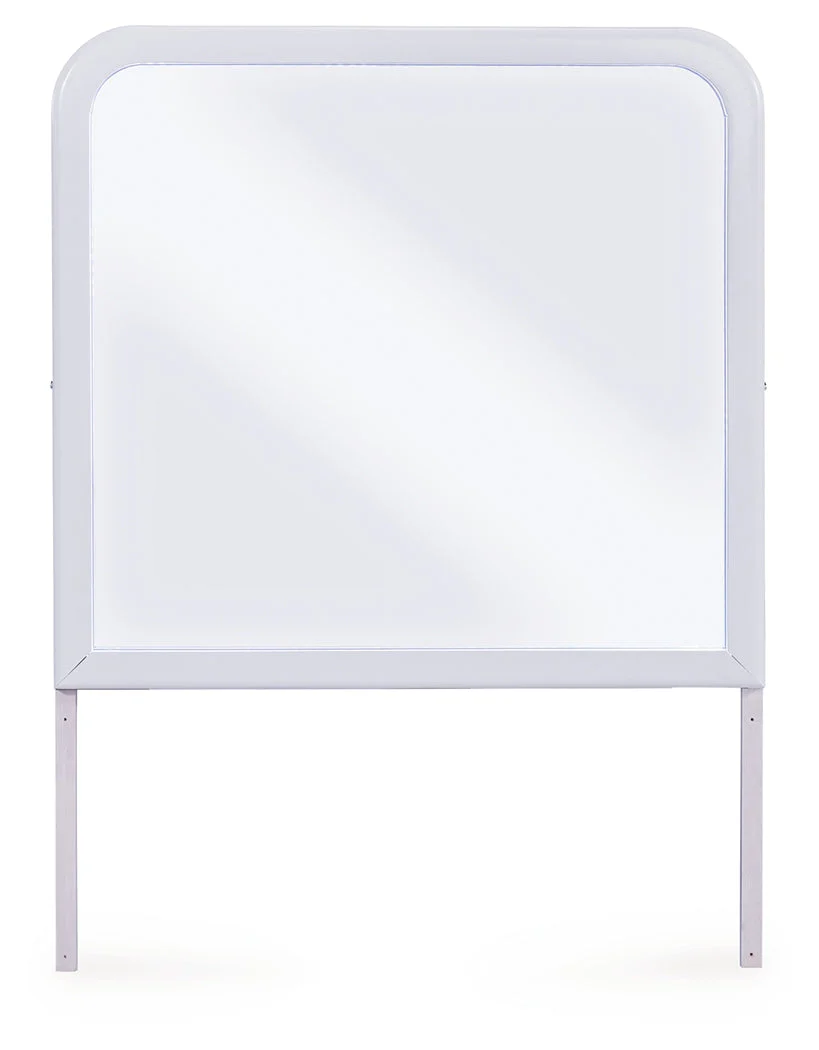 Jarlee White Bedroom Mirror - Image 2
