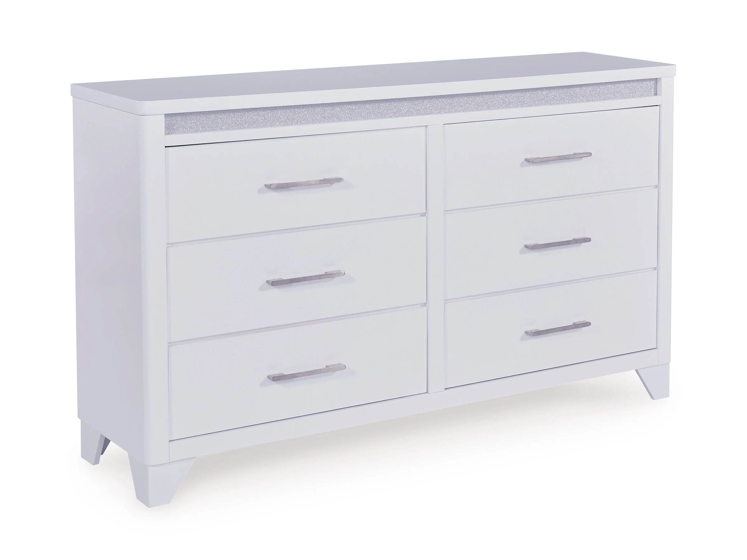 Jarlee White Upholstered Panel Bedroom Set - Image 8