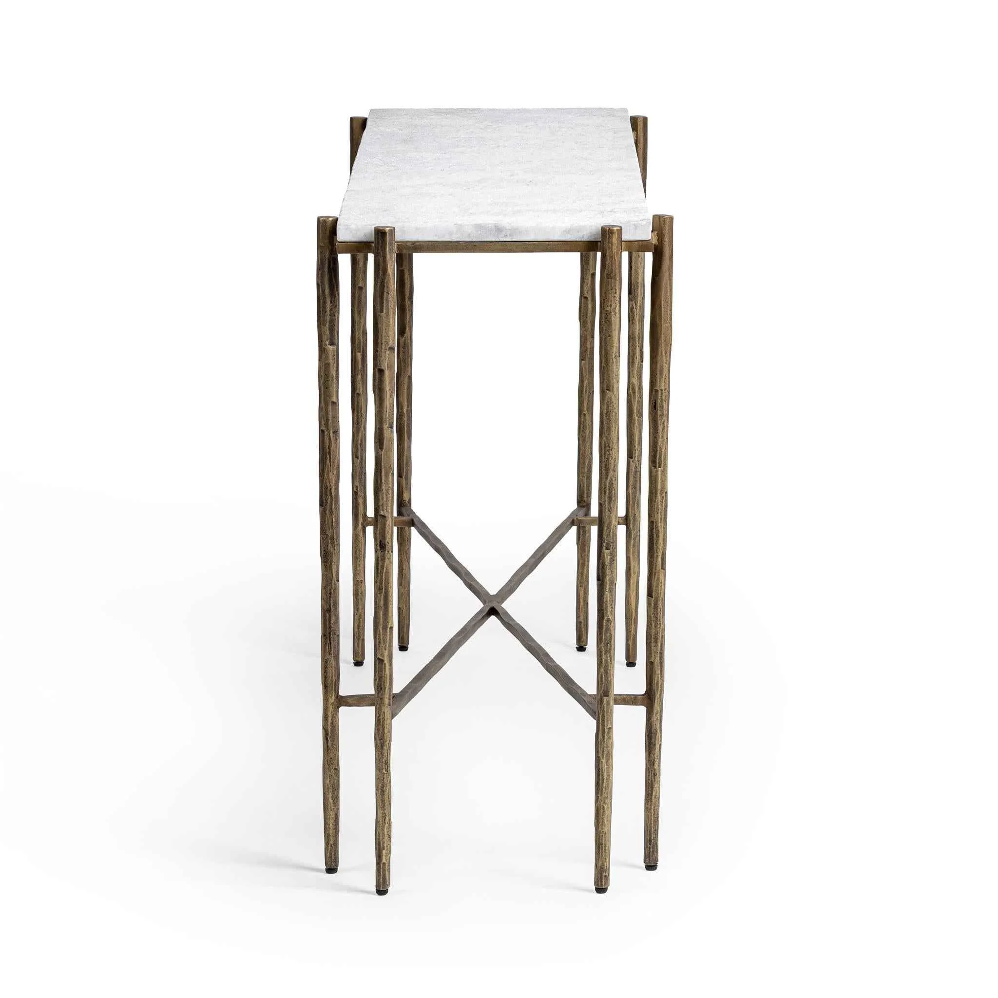Jasmine Console Table - Moonstone White - Image 3