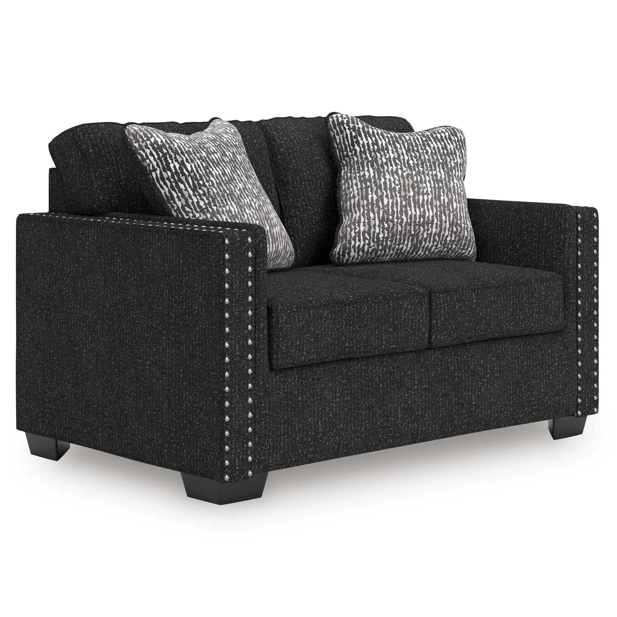 Jasmine Peaks Coal Loveseat - Image 2