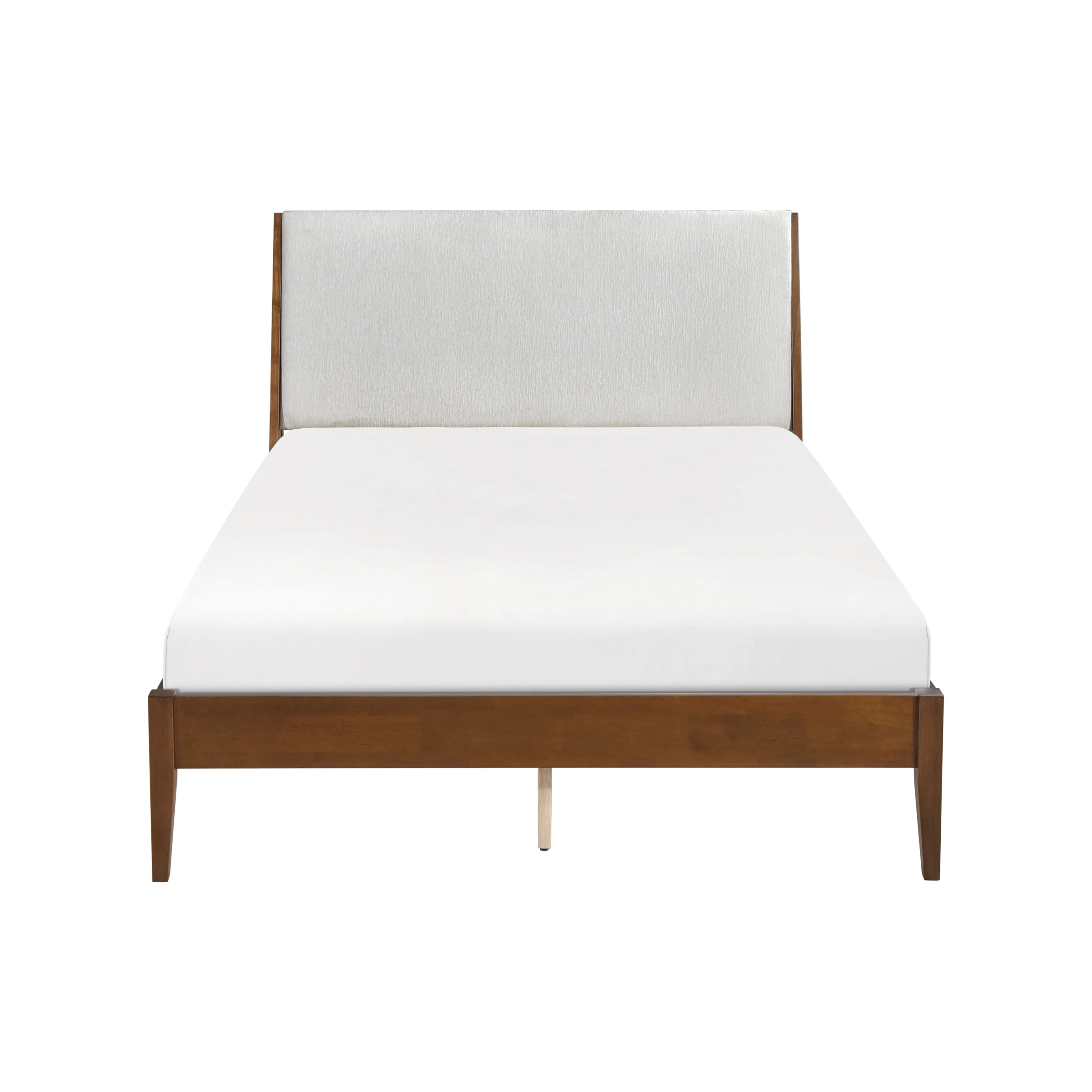 Jasper Light Gray/Chestnut Queen Platform Bed - Image 9