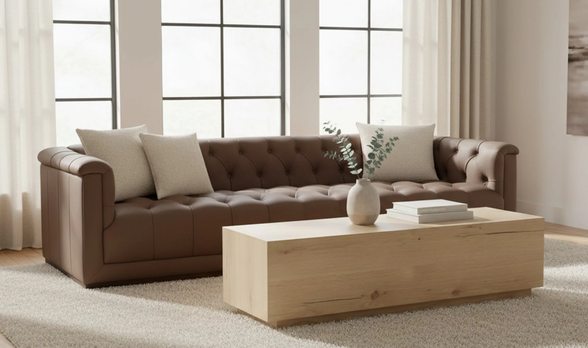 Jervis Sofa Cool Brown - Image 3