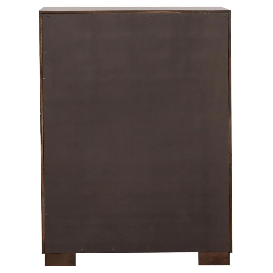 Jessica Cappuccino 6-piece Queen LED Bedroom Set - Image 12