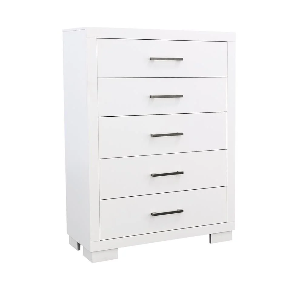 Jessica White 5-Drawer Chest - Image 2