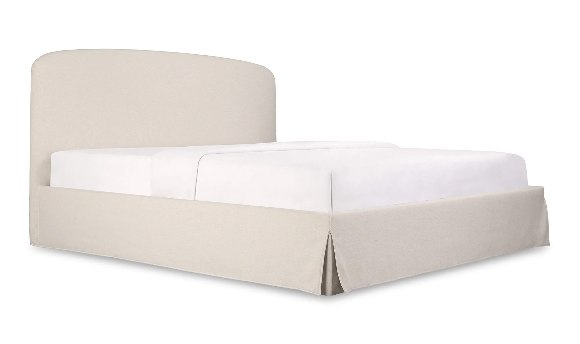 Joan Queen Storage Bed Cream - Image 2