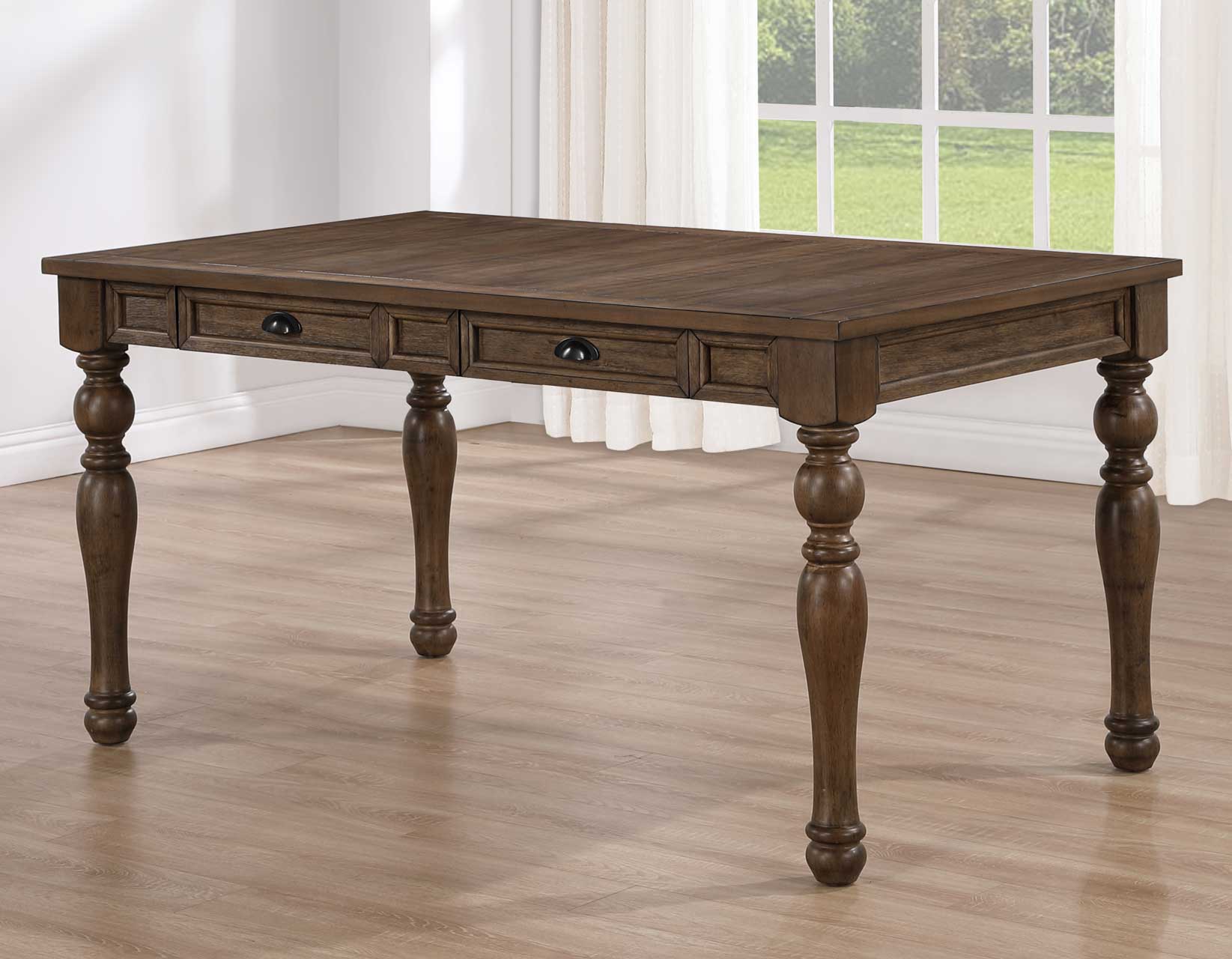 Joanna Caramel Brown Dining Room Set - Image 3
