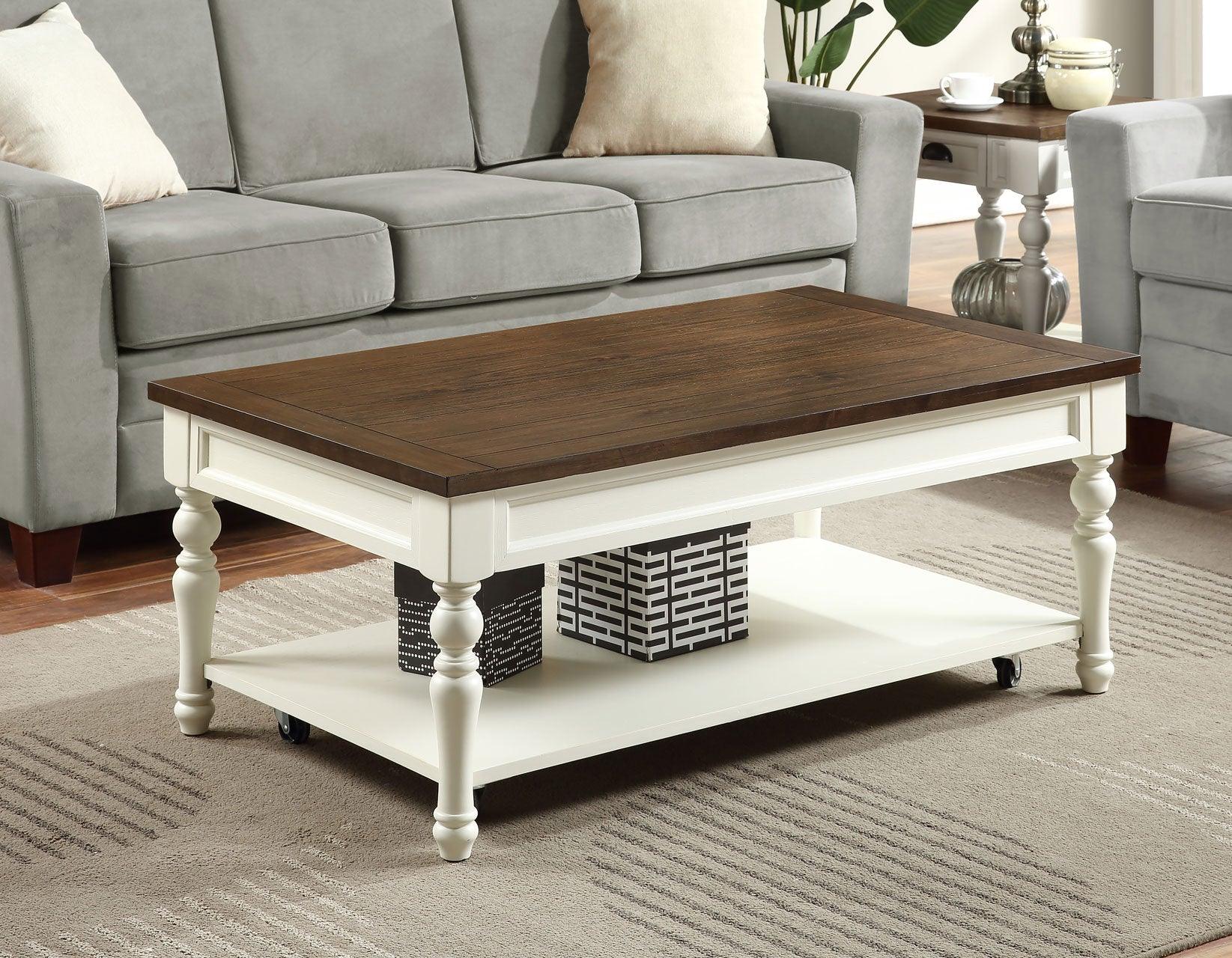 Joanna Coffee Table with Casters - Image 9