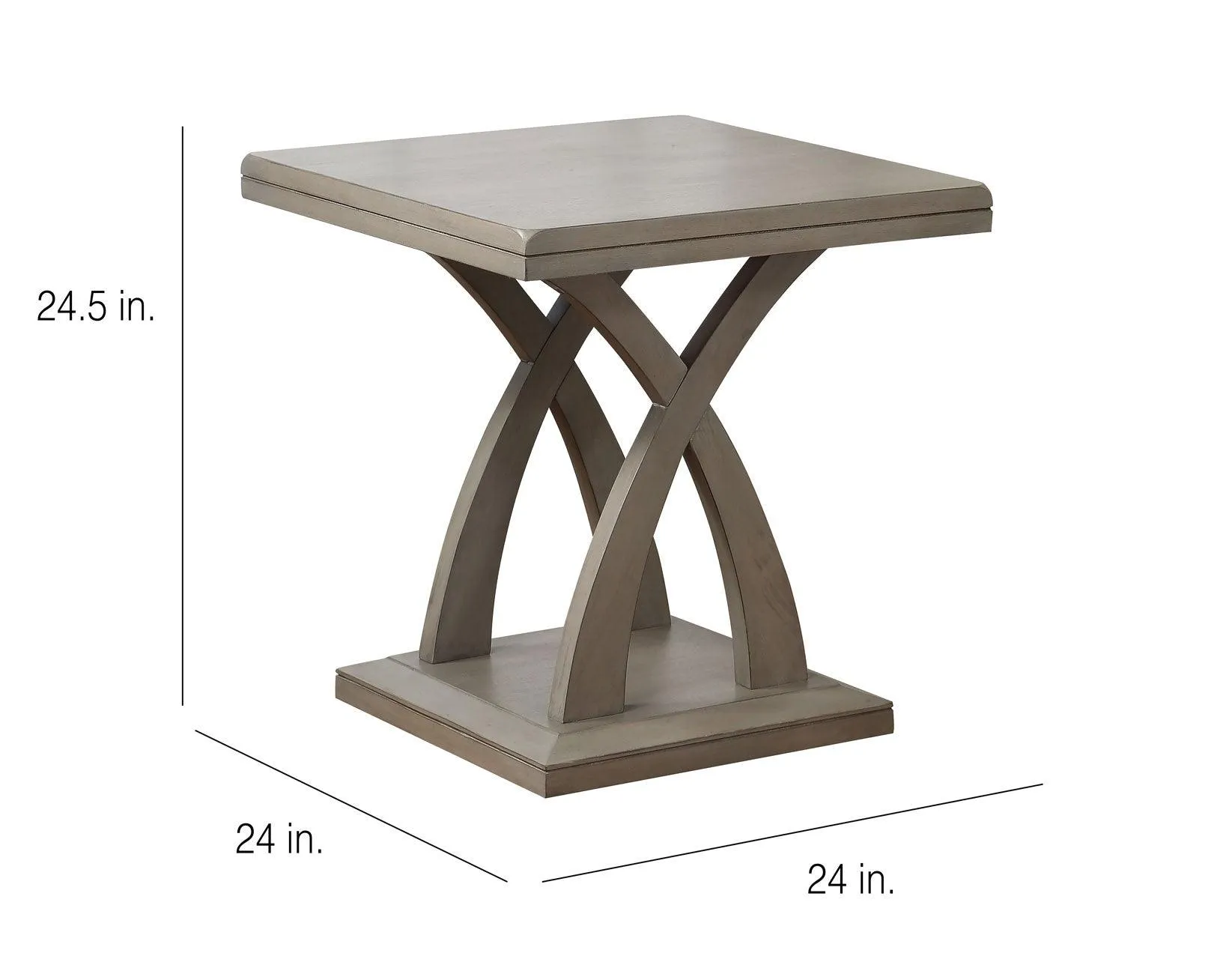 Jocelyn End Table, Grey - Image 6