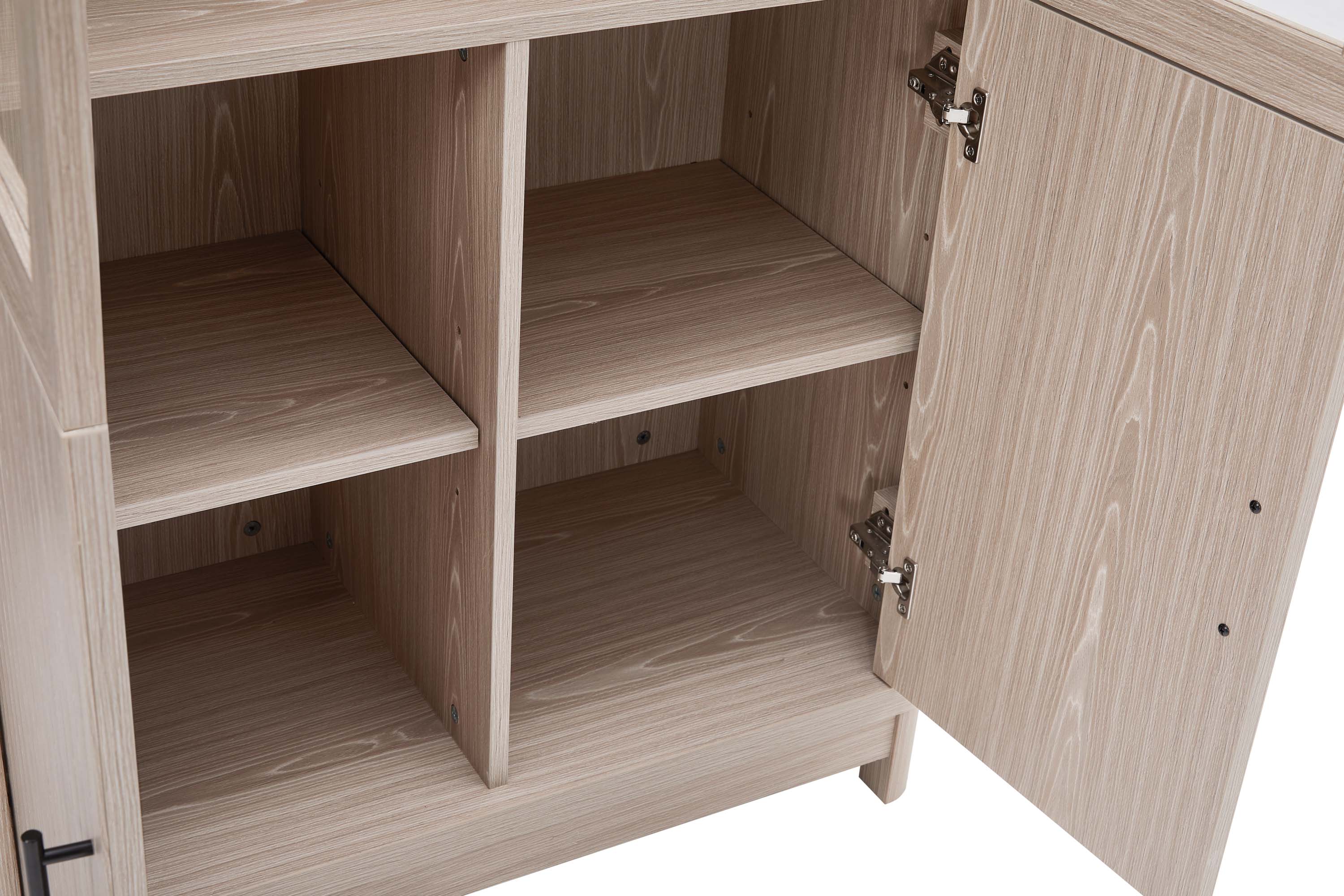 Jodie Bookcase in Whitewashed Oak - Image 5