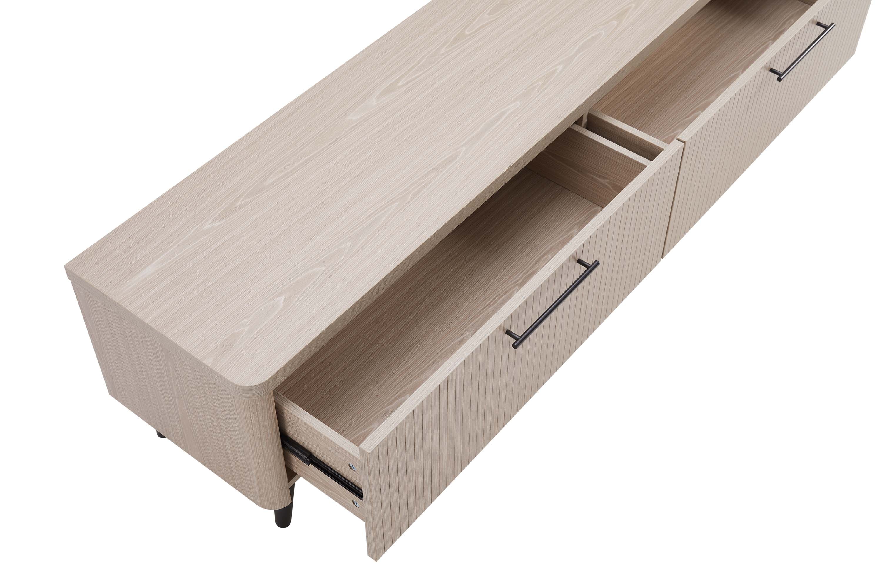 Jodie TV Stand in Whitewashed Oak - Image 6
