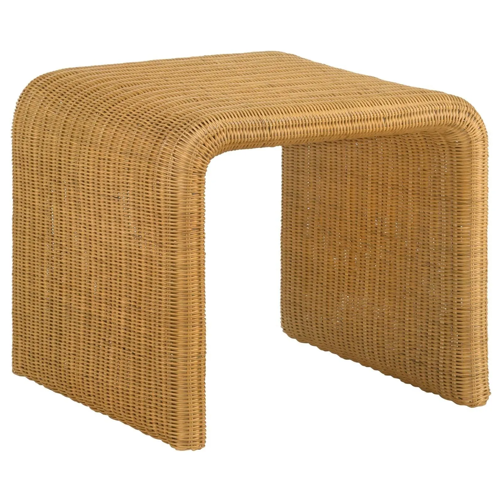 Juanita Natural Square Rattan End Table - Image 2