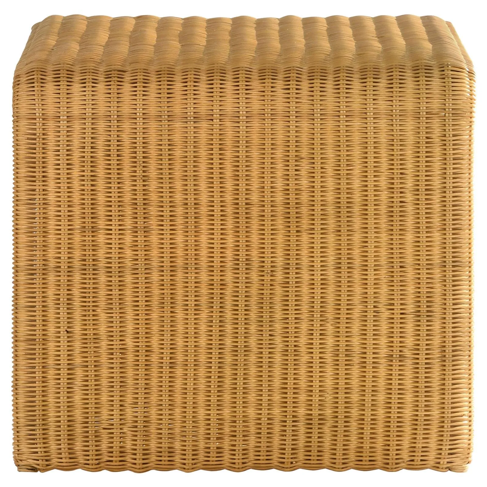 Juanita Natural Square Rattan End Table - Image 4