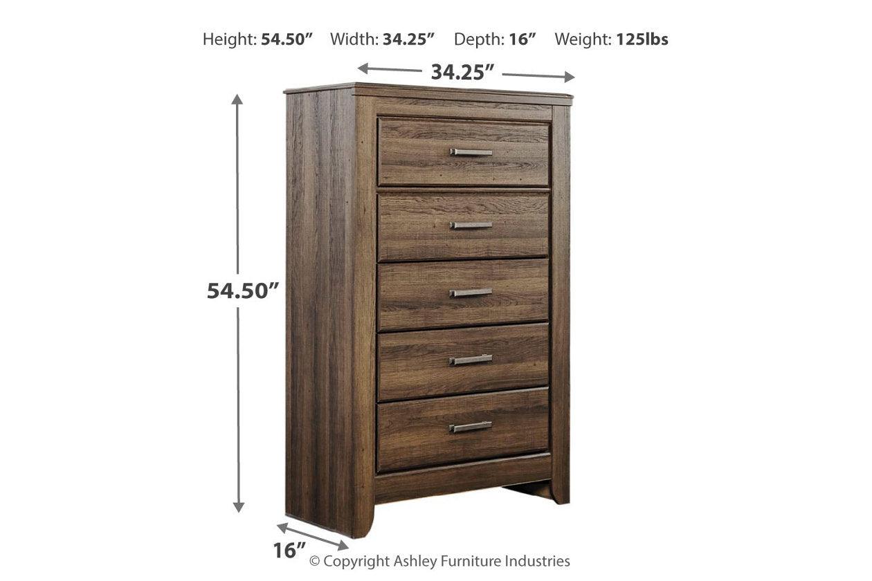 Juararo Dark Brown Chest of Drawers - Image 8