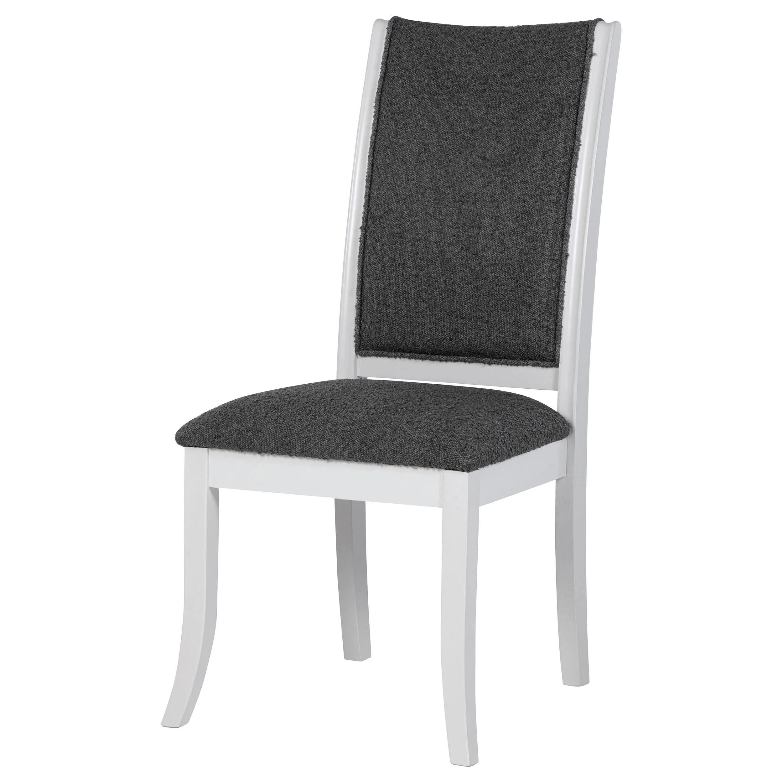 Judd Pearl White and Gray Dining Side Chair, Set of 2 - Image 4
