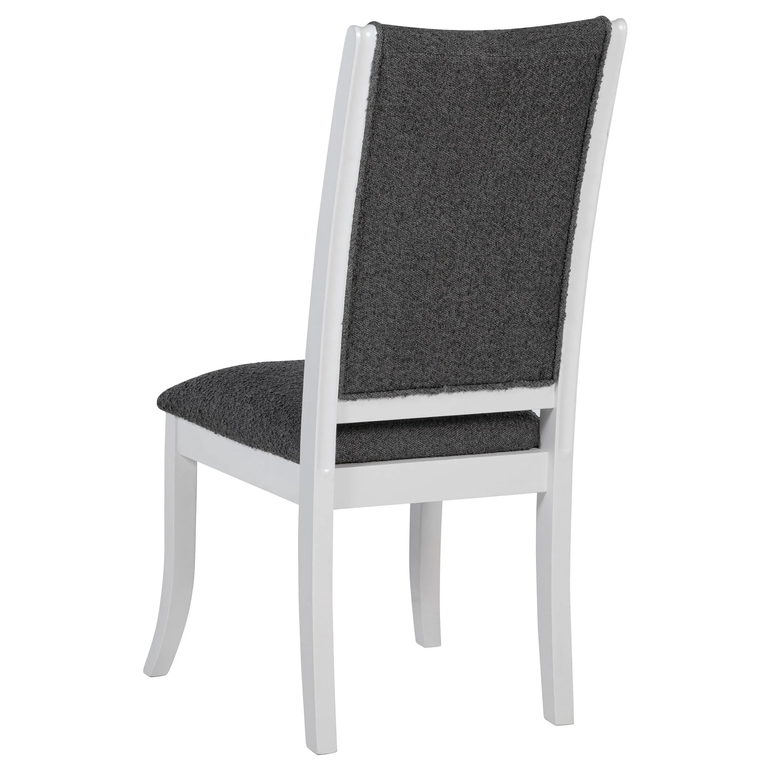 Judd Pearl White and Gray Dining Side Chair, Set of 2 - Image 6