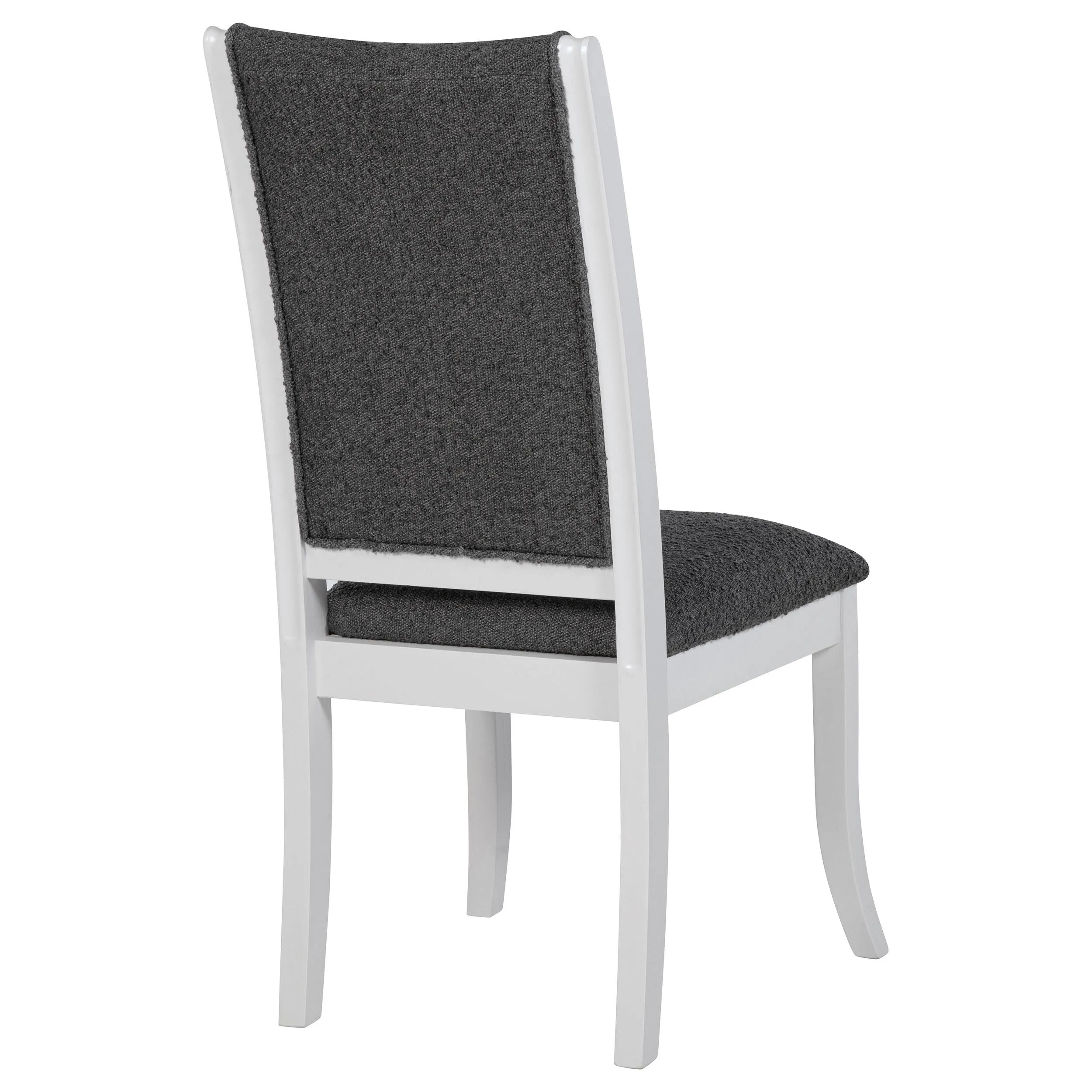 Judd Pearl White and Gray Dining Side Chair, Set of 2 - Image 8