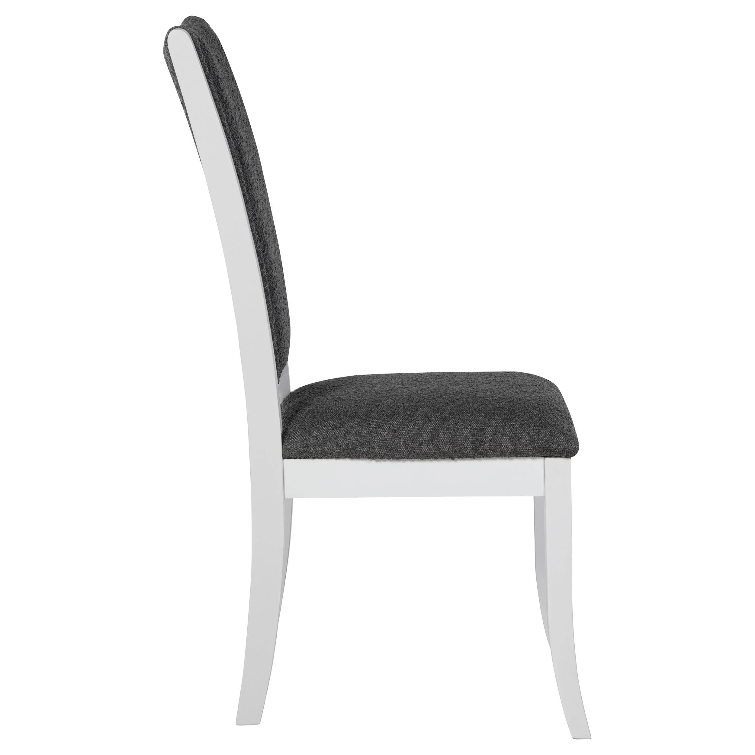 Judd Pearl White and Gray Dining Side Chair, Set of 2 - Image 9