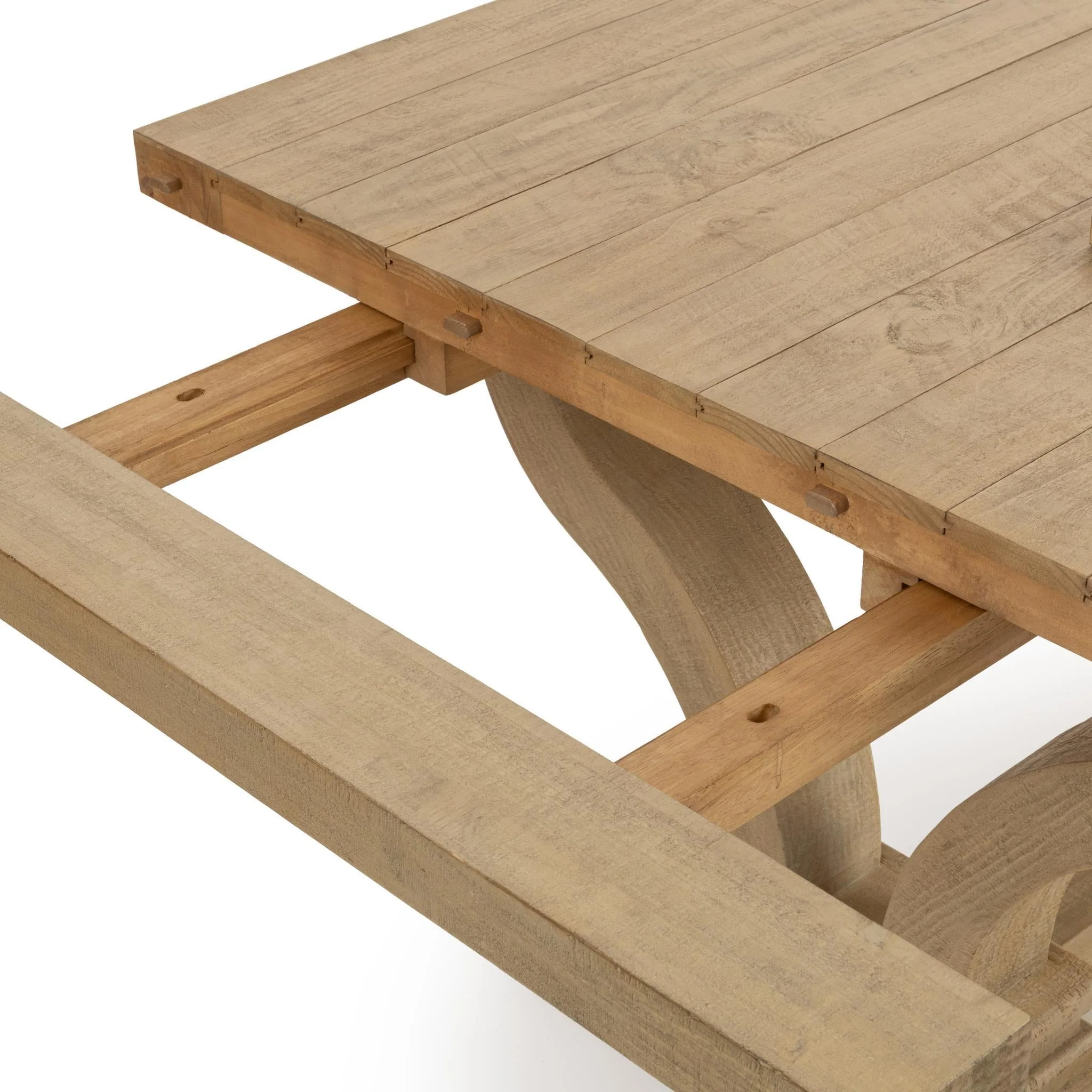 Julia Extendable Dining Table - Soft Earth - Image 6