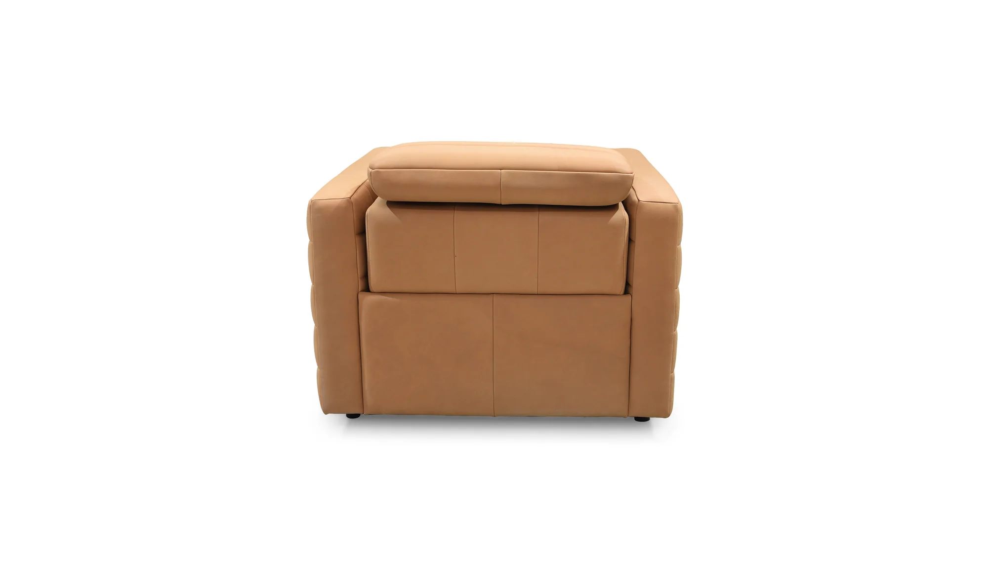 Juno Power Recliner Chair Tan Leather - Image 5