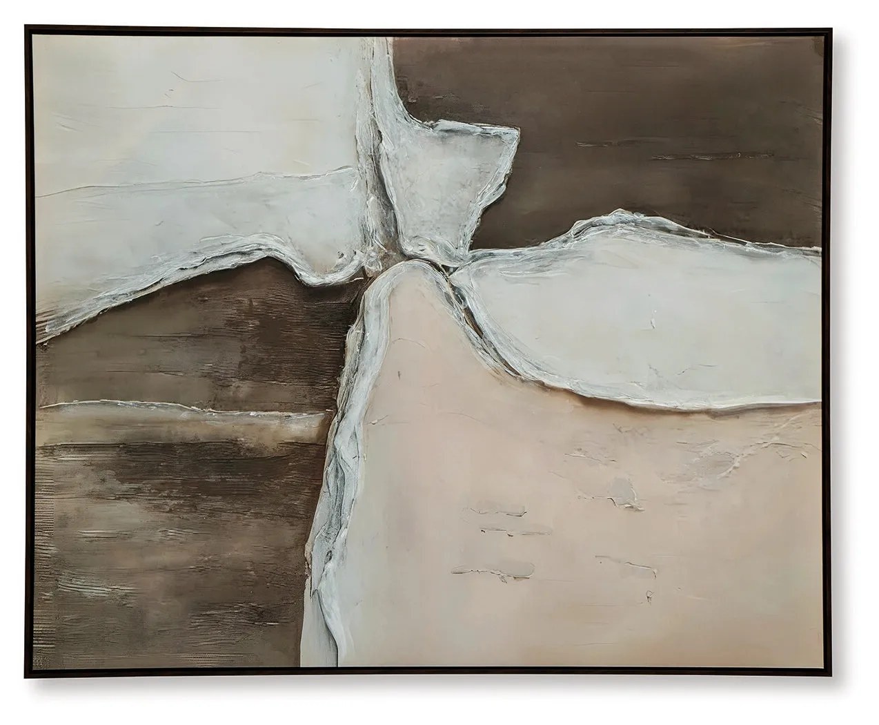 Junward Brown/Tan/White Wall Art - Image 4