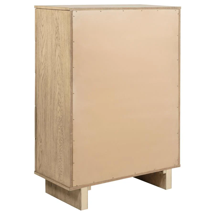 Kailani Beige Oak 5-Piece Eastern King Bedroom Set - Image 12